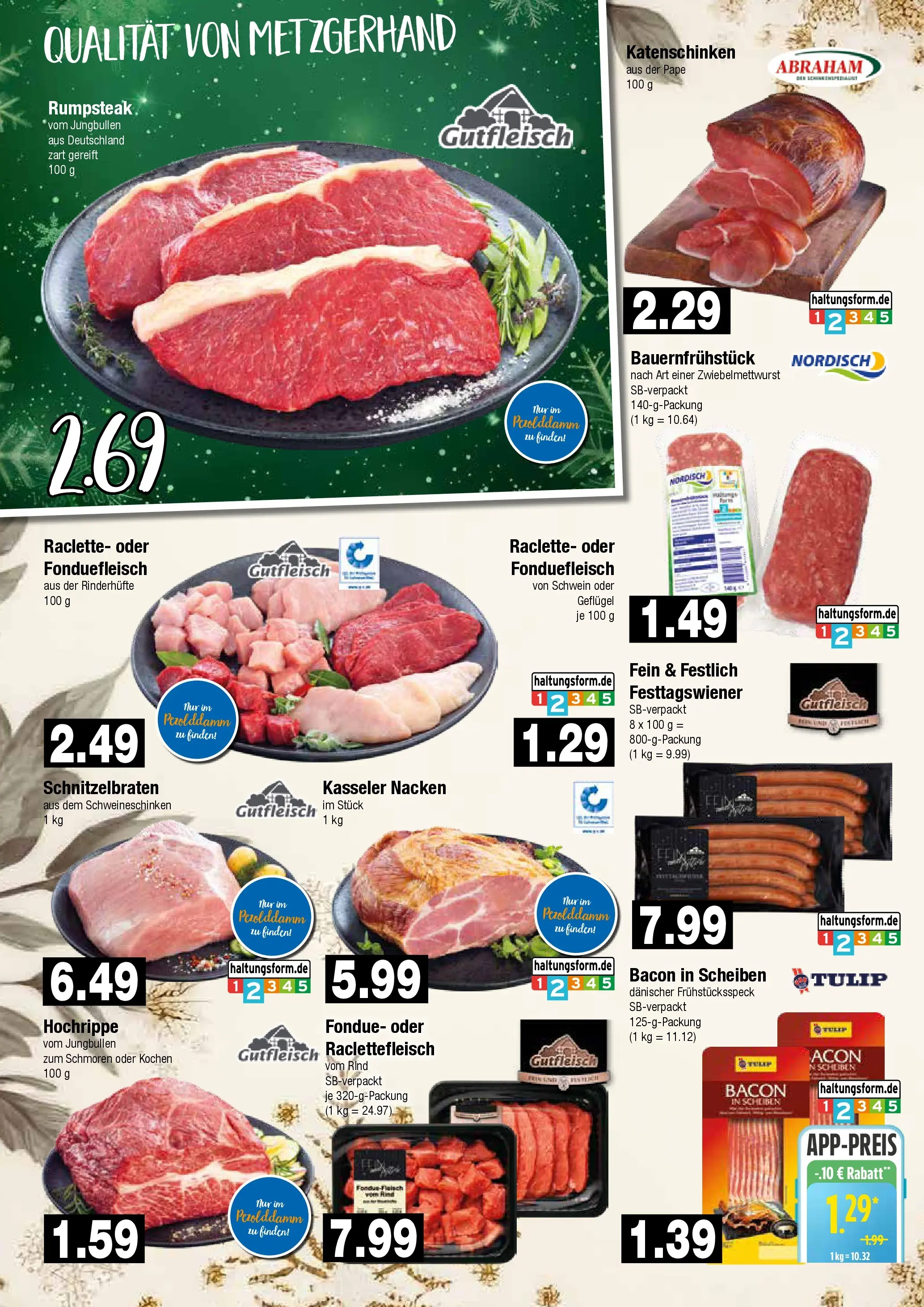 Edeka prospekt Hamburg	 (ab 21.12.2025) » Angebote Online | Seite: 2 | Produkte: Rumpsteak, Kasseler nacken, Raclette, Fondue