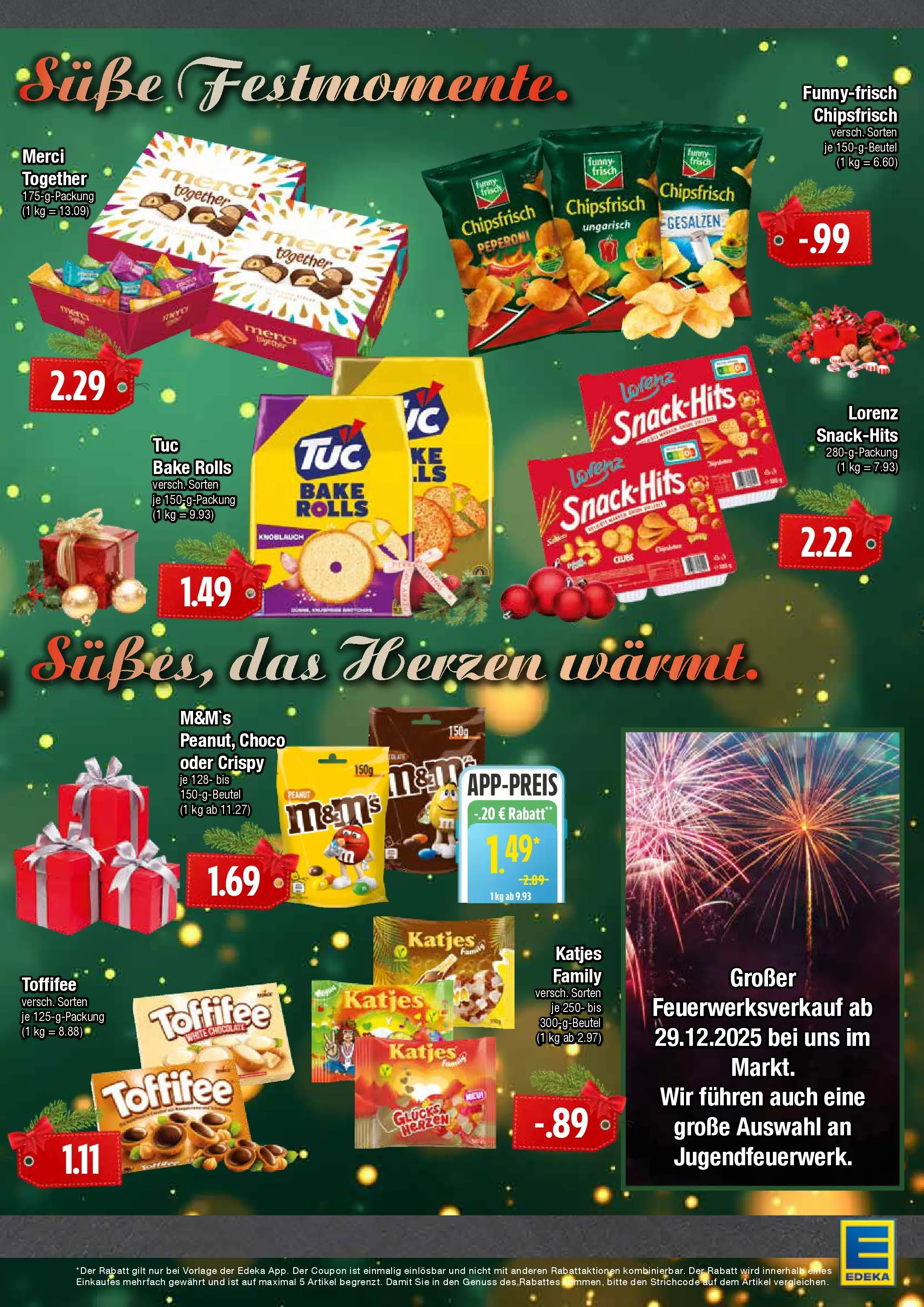 Edeka prospekt Hamburg	 (ab 21.12.2025) » Angebote Online | Seite: 5 | Produkte: Merci, Katjes, Knoblauch, Toffifee