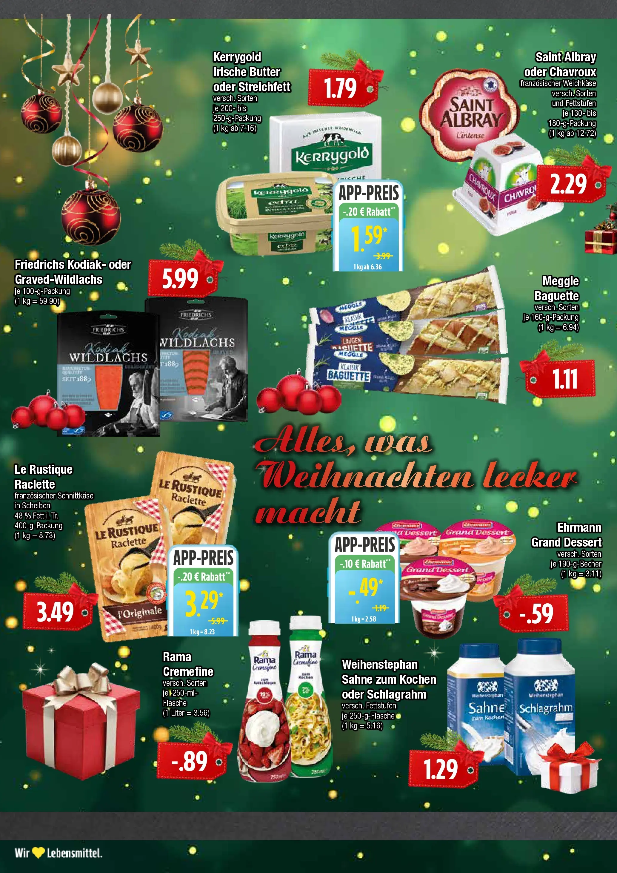 Edeka prospekt Hamburg	 (ab 21.12.2025) » Angebote Online | Seite: 6 | Produkte: Rama, Butter, Ehrmann grand dessert, Raclette