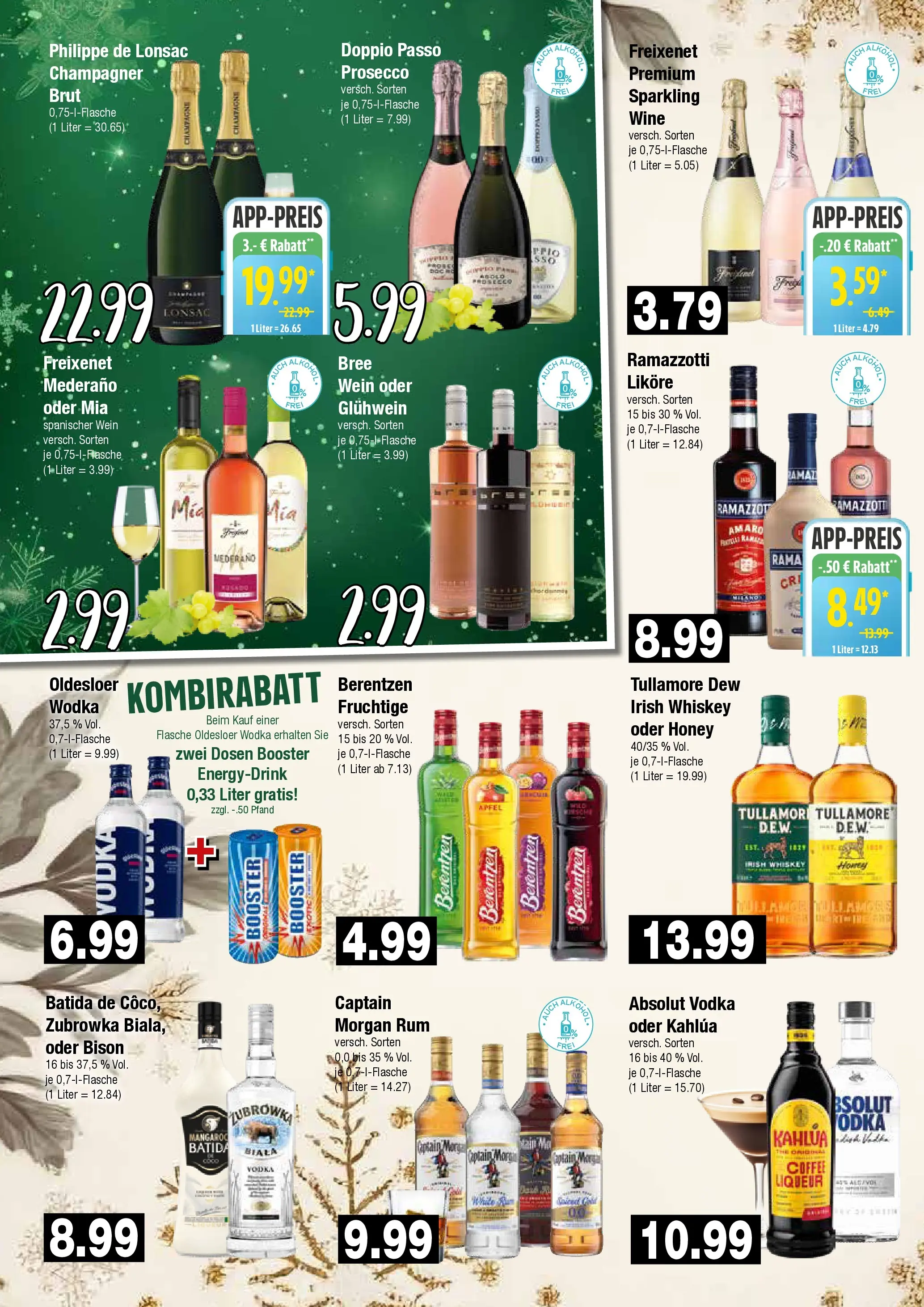 Edeka prospekt Hamburg	 (ab 21.12.2025) » Angebote Online | Seite: 10 | Produkte: Rum, Freixenet mederano, Wodka, Whiskey