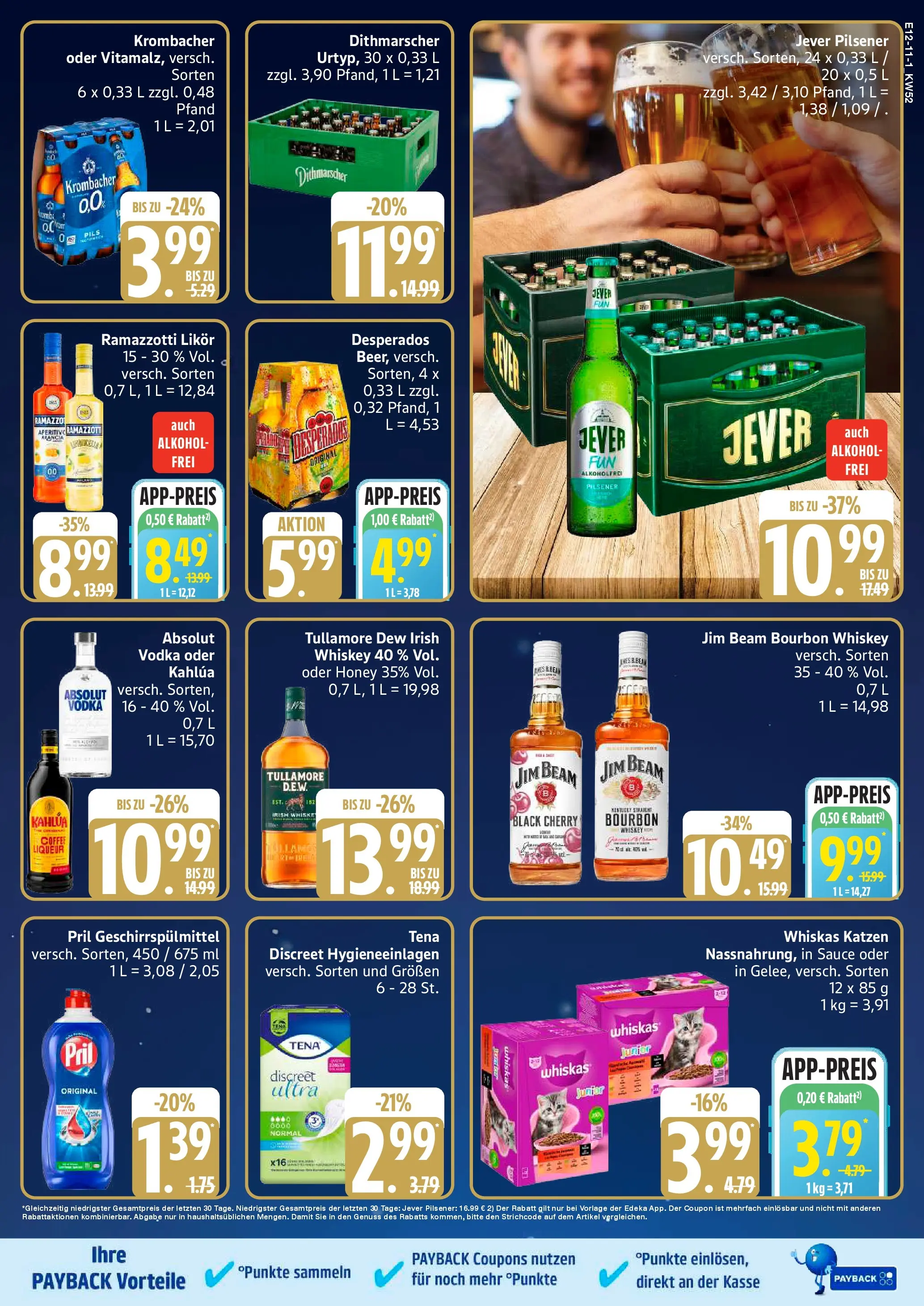 Edeka prospekt Hamburg	 (ab 21.12.2025) » Angebote Online | Seite: 11 | Produkte: Pils, Geschirrspülmittel, Jever, Whiskas