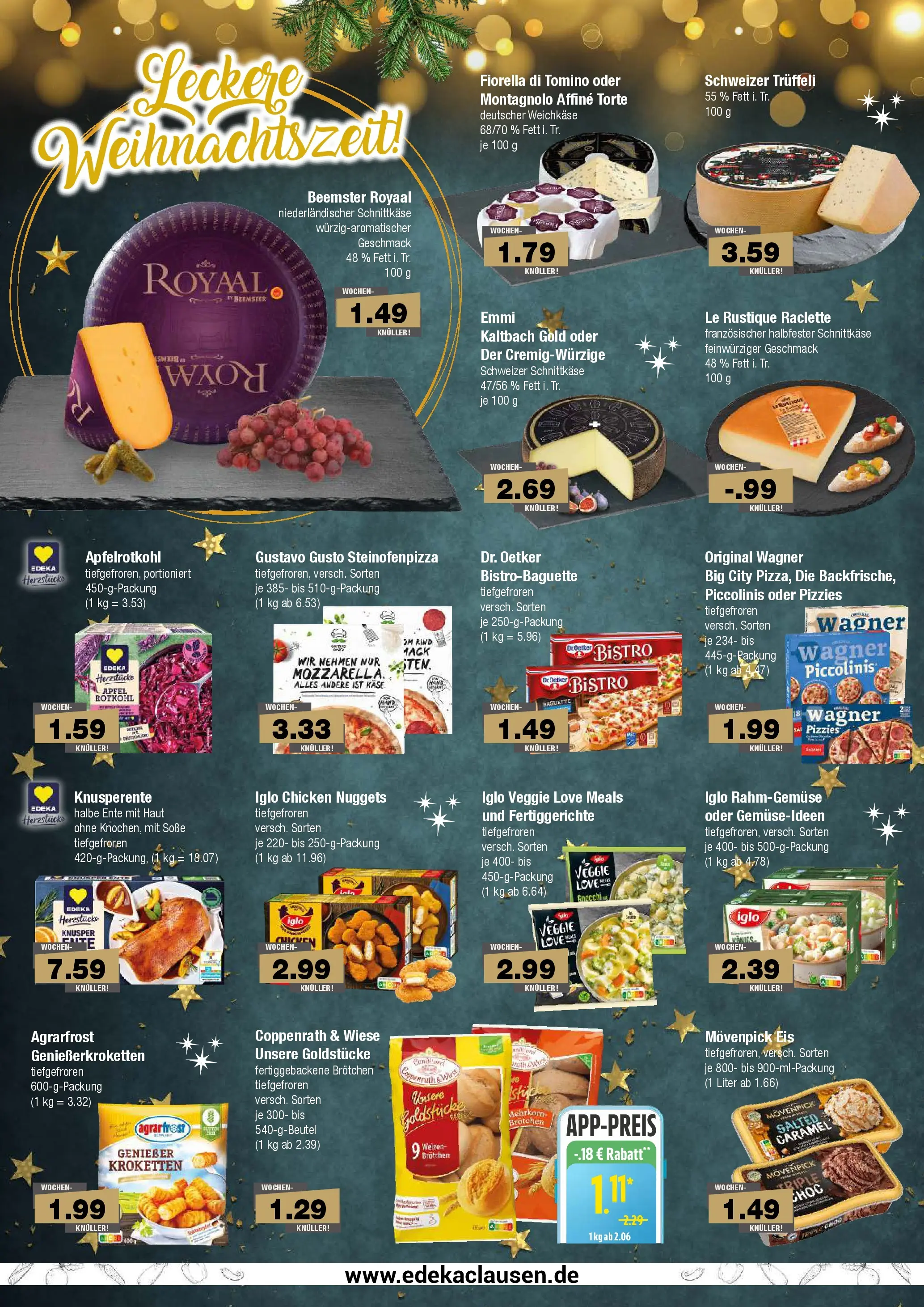 Edeka prospekt Hamburg	 (ab 21.12.2025) » Angebote Online | Seite: 6 | Produkte: Äpfel, Raclette, Eis, Ente