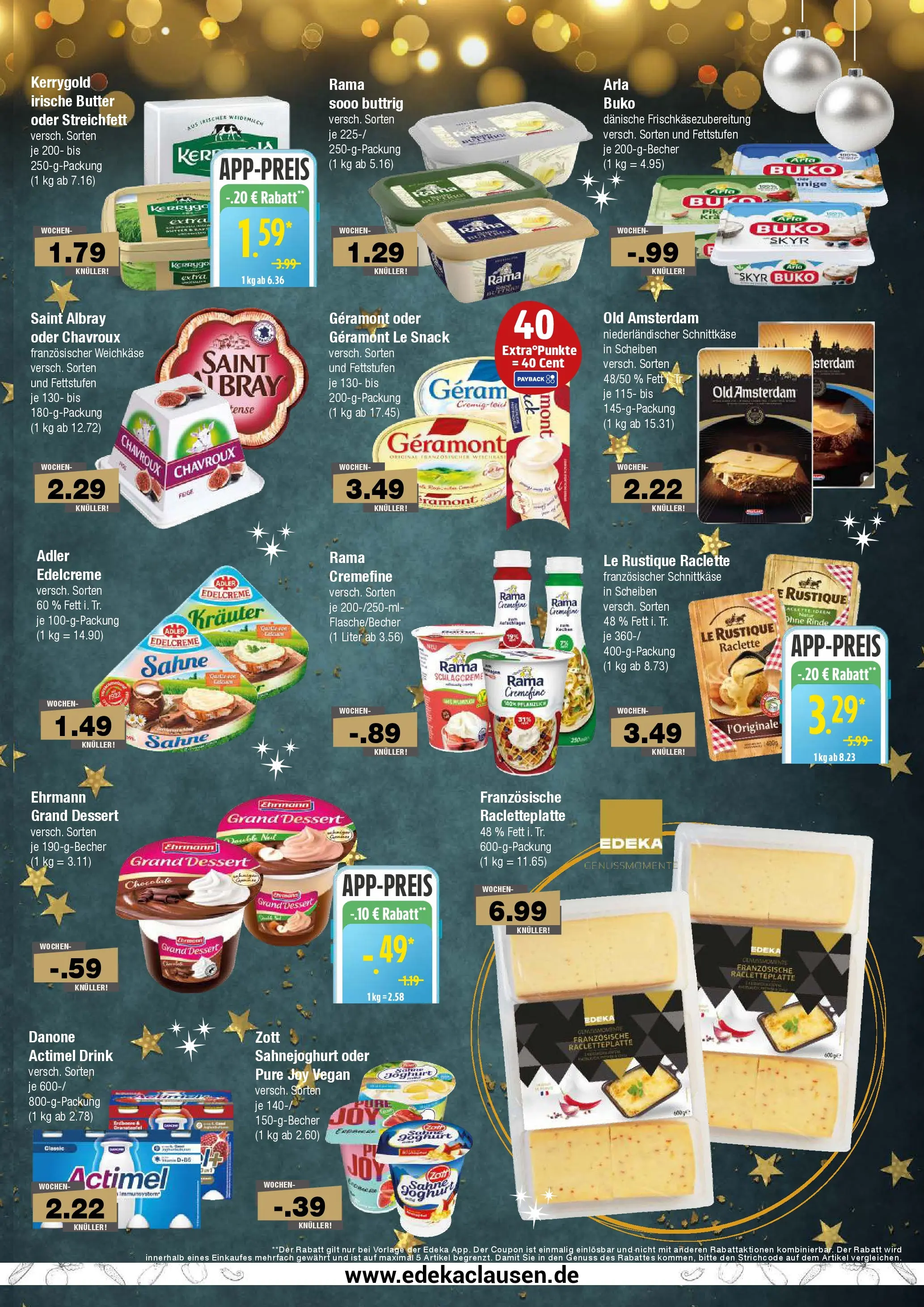 Edeka prospekt Hamburg	 (ab 21.12.2025) » Angebote Online | Seite: 7 | Produkte: Actimel, Ehrmann grand dessert, Rama cremefine, Arla buko