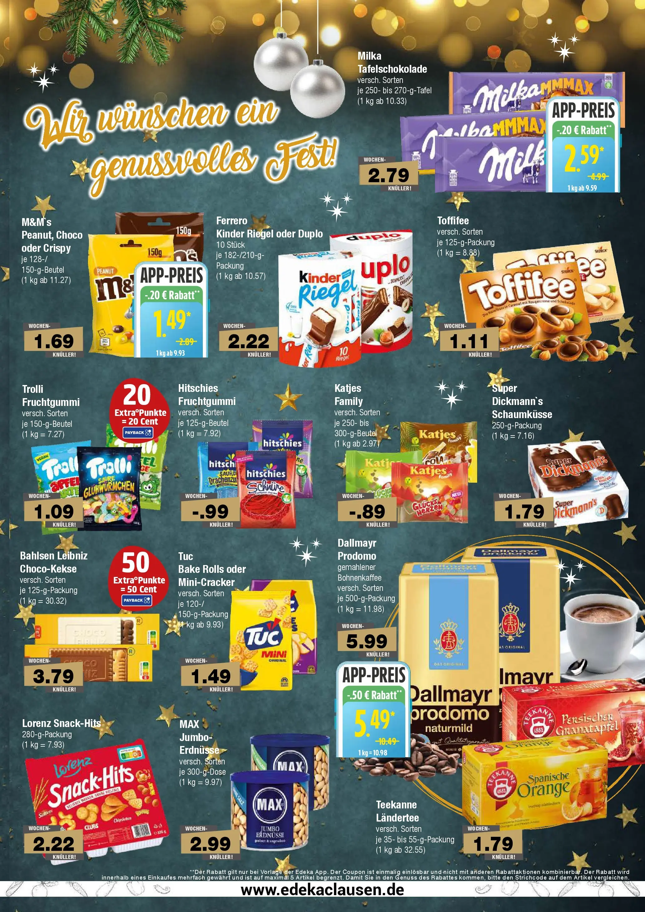 Edeka prospekt Hamburg	 (ab 21.12.2025) » Angebote Online | Seite: 9 | Produkte: Erdnüsse, M&M's, Milka, Dallmayr prodomo