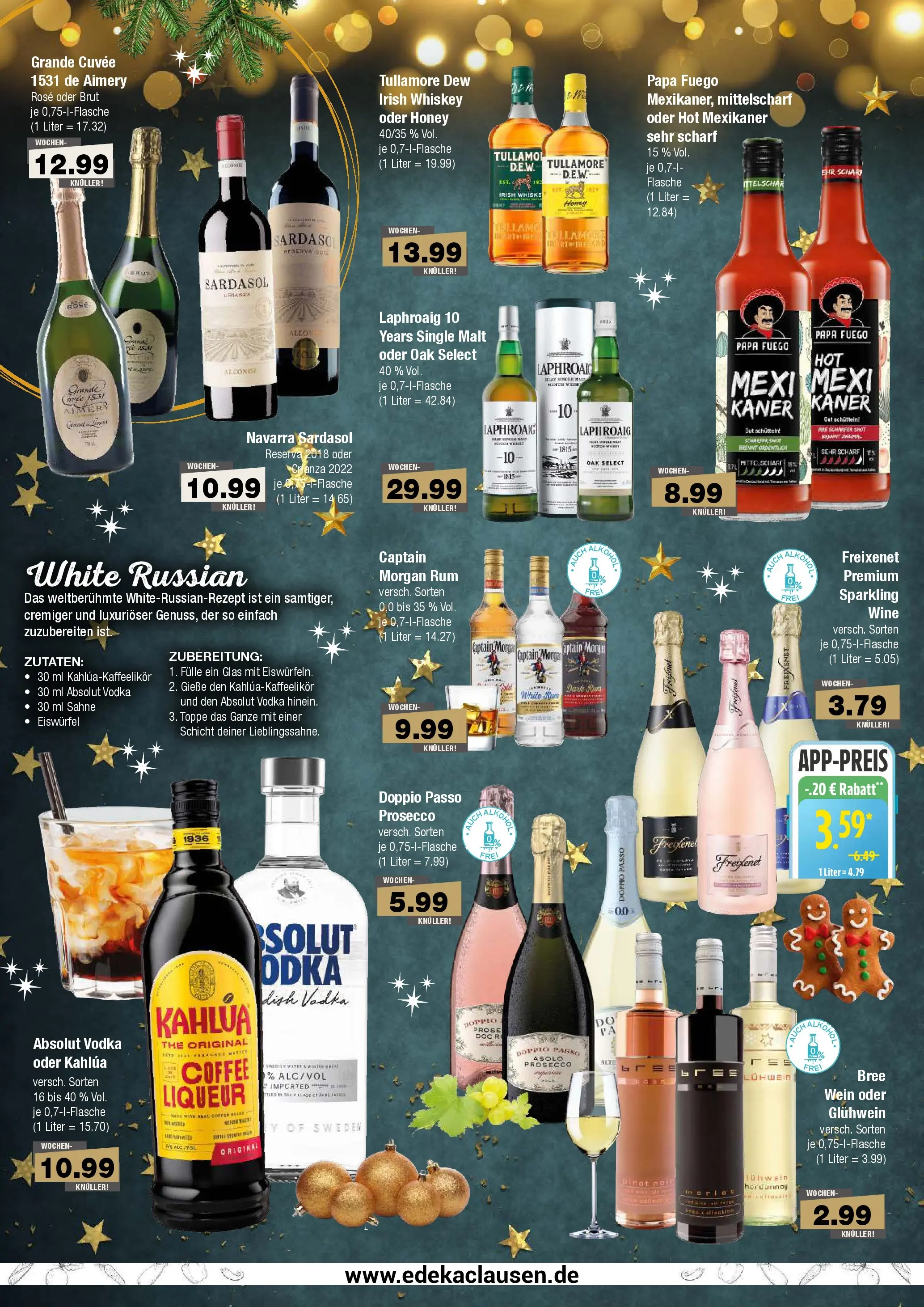 Edeka prospekt Hamburg	 (ab 21.12.2025) » Angebote Online | Seite: 10 | Produkte: Freixenet, Captain morgan, Wein, Sahne