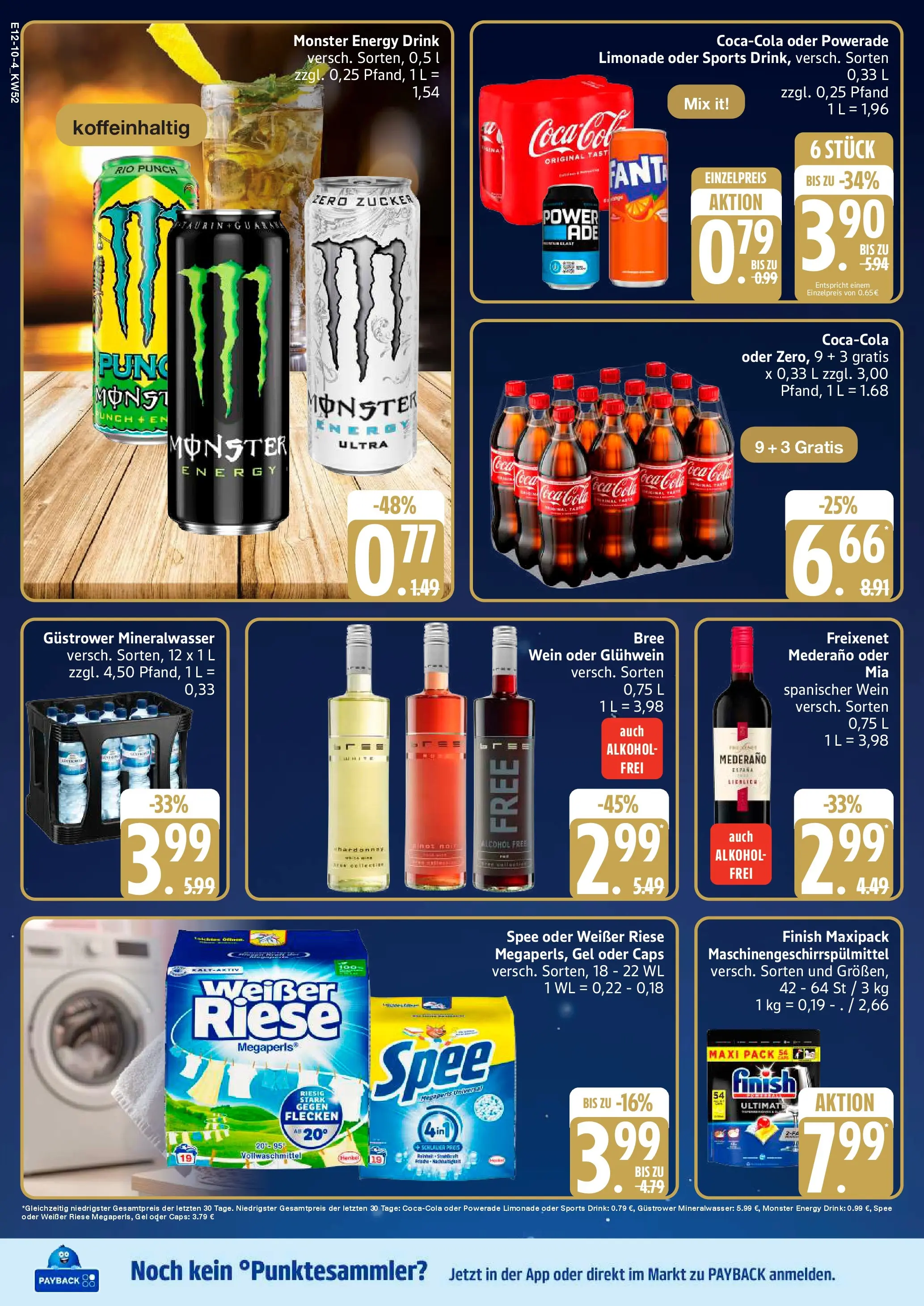 Edeka prospekt Rostock-Gehlsdorf	 (ab 22.12.2025) » Angebote Online | Seite: 10 | Produkte: Bree, Monster, Spee, Zucker