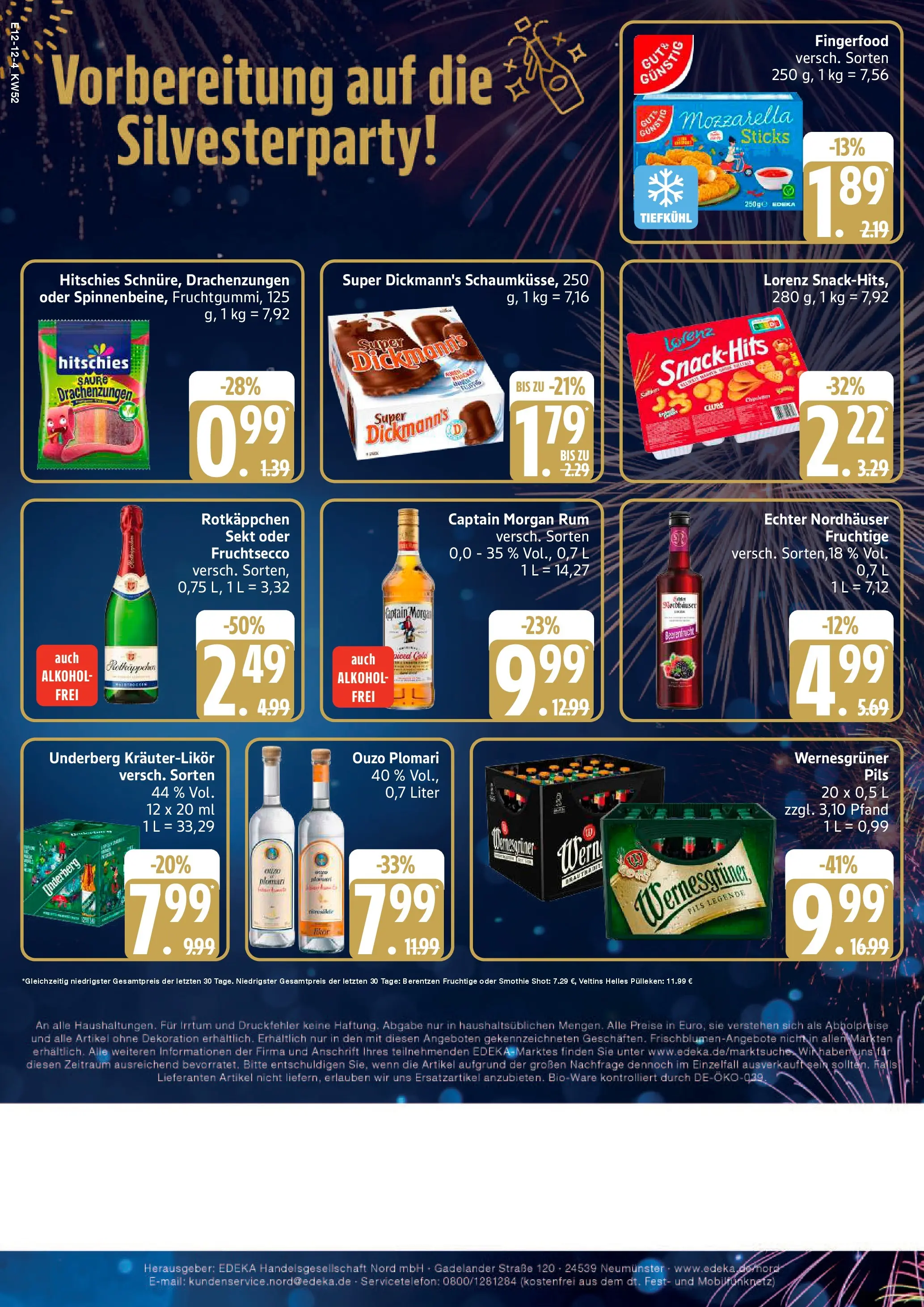 Edeka prospekt Rostock-Gehlsdorf	 (ab 22.12.2025) » Angebote Online | Seite: 12 | Produkte: Rotkappchen sekt, Rum, Rotkäppchen, Veltins