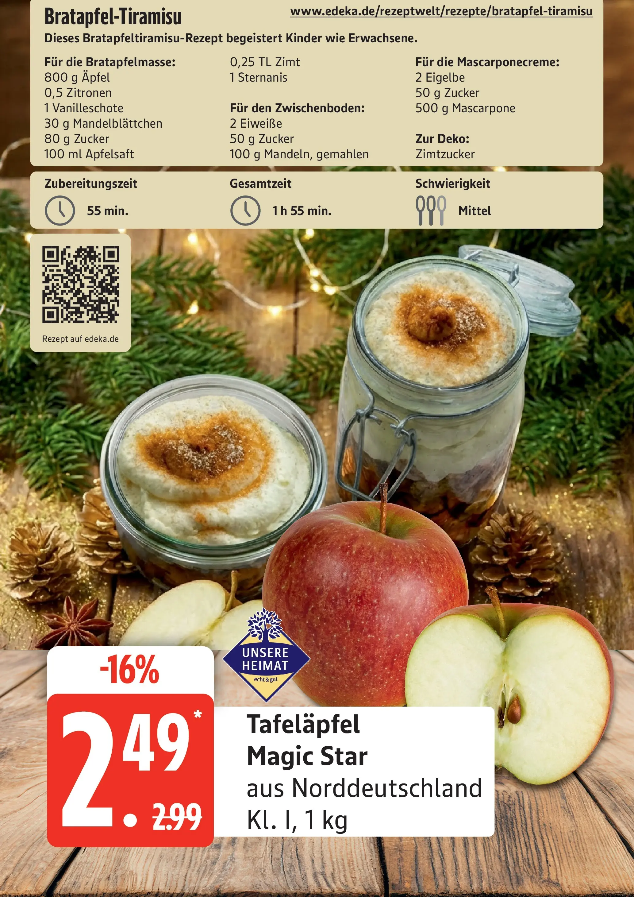 Edeka prospekt Bad Schwartau	 (ab 21.12.2025) » Angebote Online | Seite: 15 | Produkte: Mascarpone, Äpfel, Apfelsaft, Zucker
