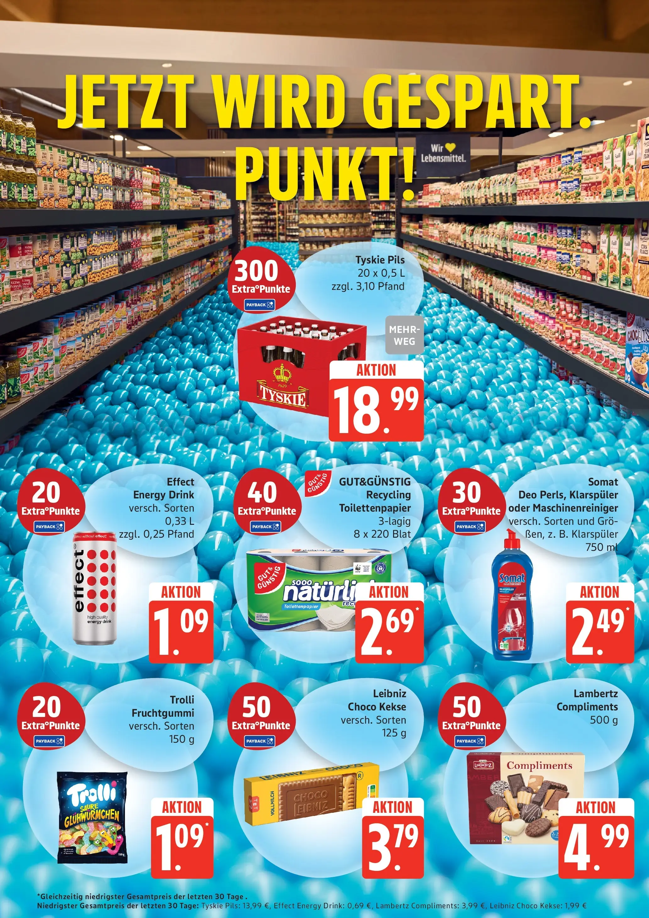 Edeka prospekt Bad Schwartau	 (ab 21.12.2025) » Angebote Online | Seite: 22 | Produkte: Tyskie, Energy, Kekse, Toilettenpapier