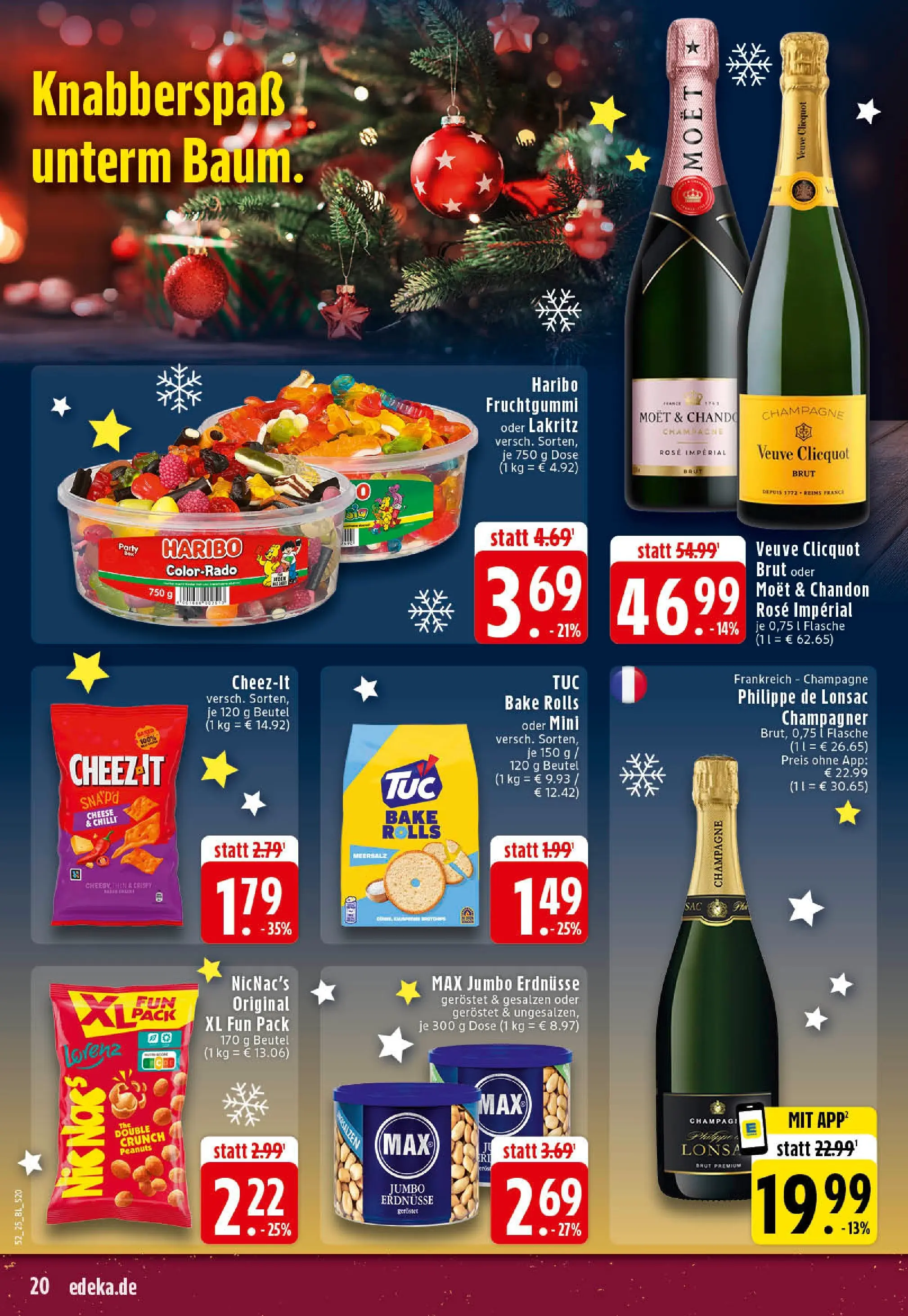 Edeka prospekt Rheine	 (ab 22.12.2025) » Angebote Online | Seite: 20 | Produkte: Erdnüsse, Haribo