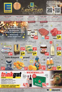 Edeka prospekt Krefeld - Traar	 ab 22.12.2025 gültig