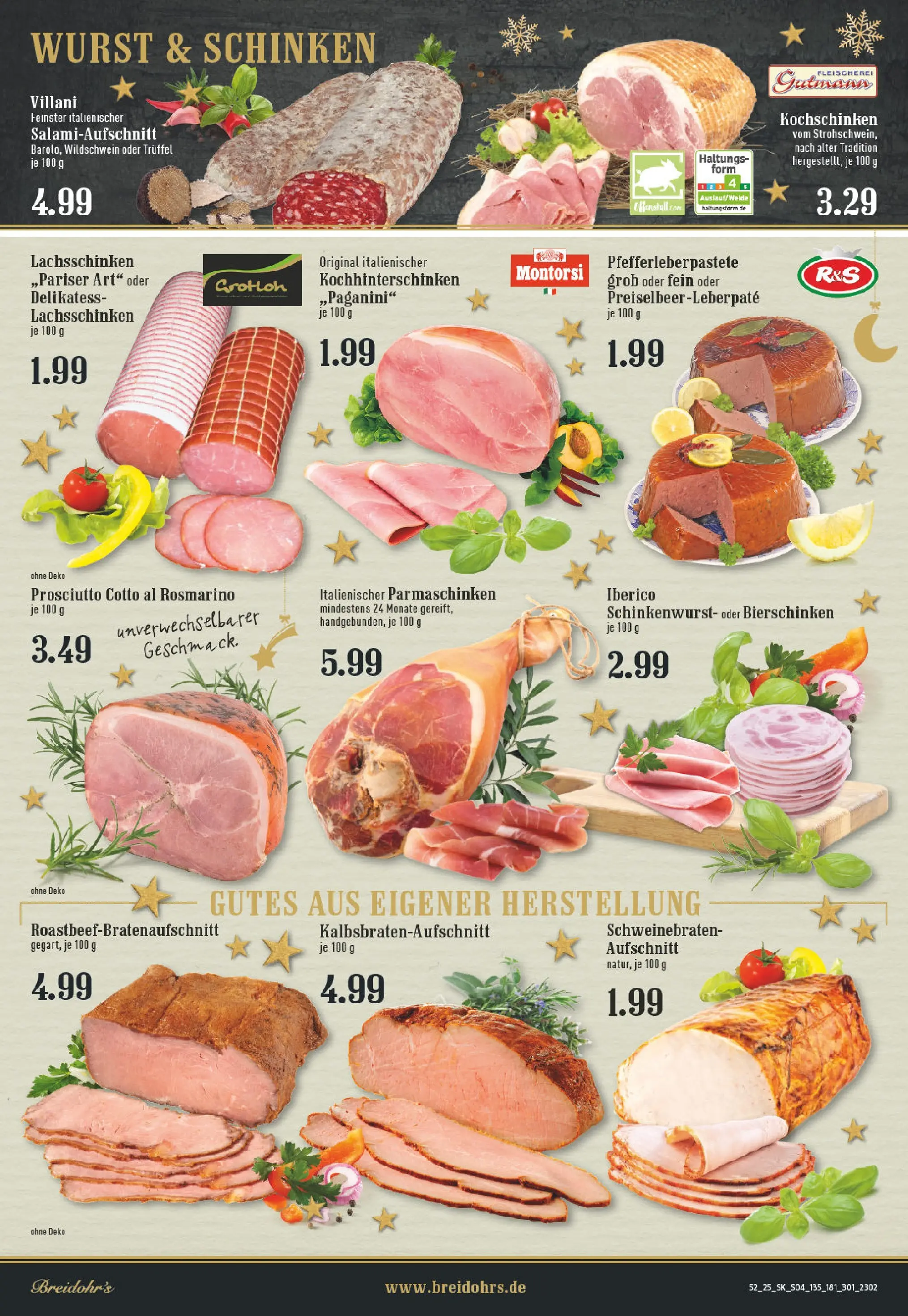 Edeka prospekt Bergisch Gladbach	 (ab 22.12.2025) » Angebote Online | Seite: 4 | Produkte: Wurst, Schinken