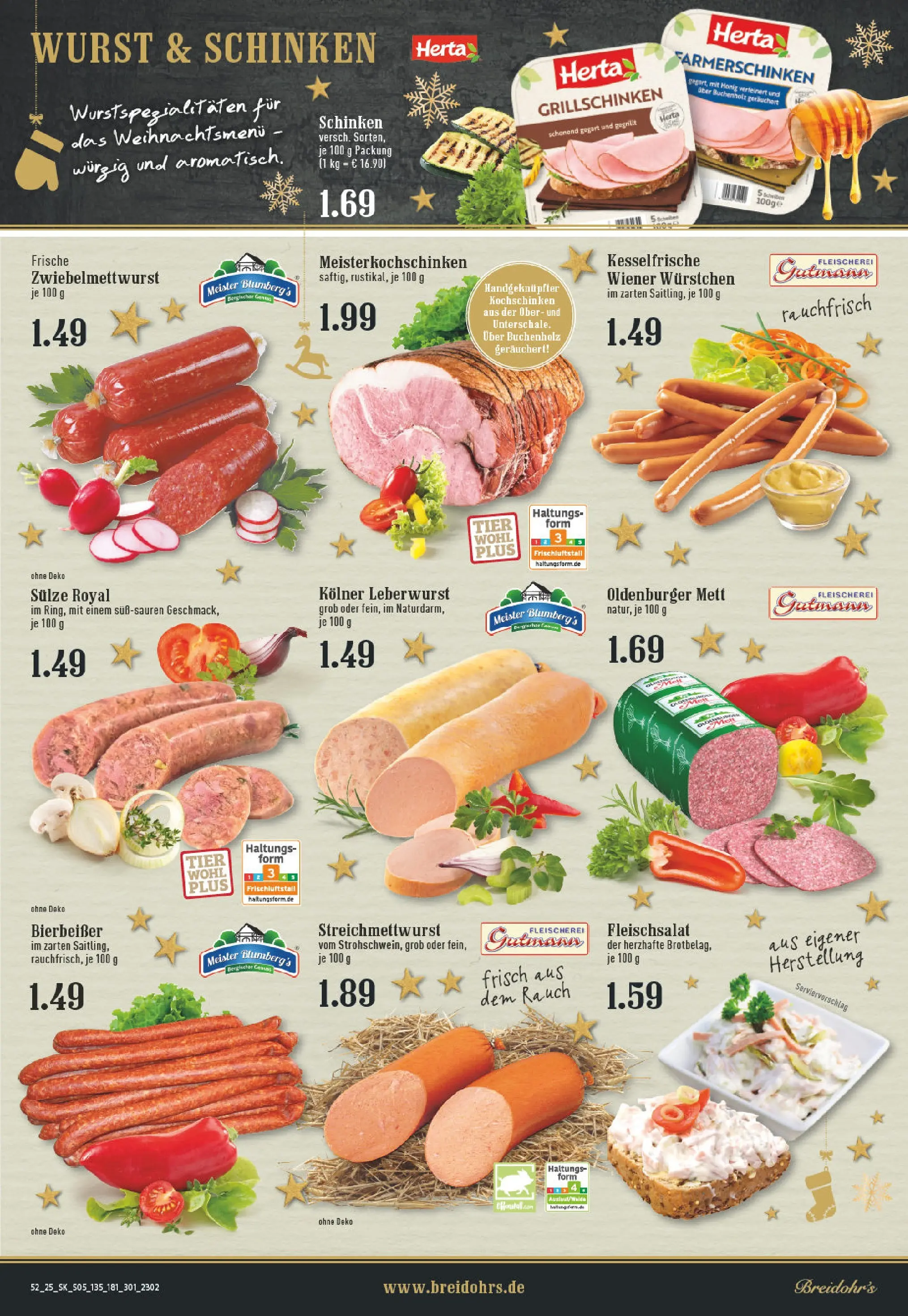 Edeka prospekt Bergisch Gladbach	 (ab 22.12.2025) » Angebote Online | Seite: 5 | Produkte: Wiener wurstchen, Wurst, Schinken