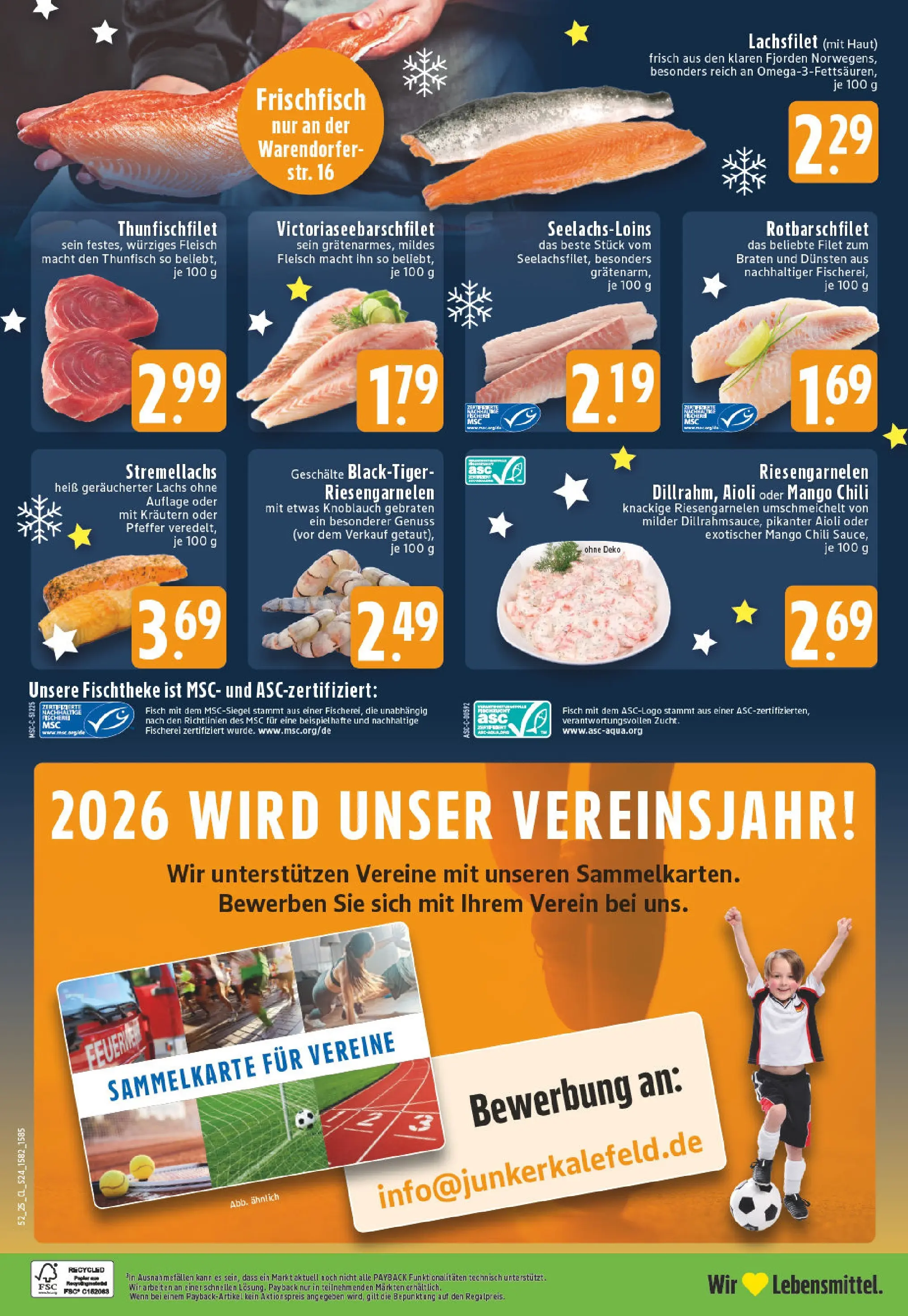 Edeka prospekt Oelde	 (ab 22.12.2025) » Angebote Online | Seite: 26 | Produkte: Fisch, Lachs, Knoblauch, Chili