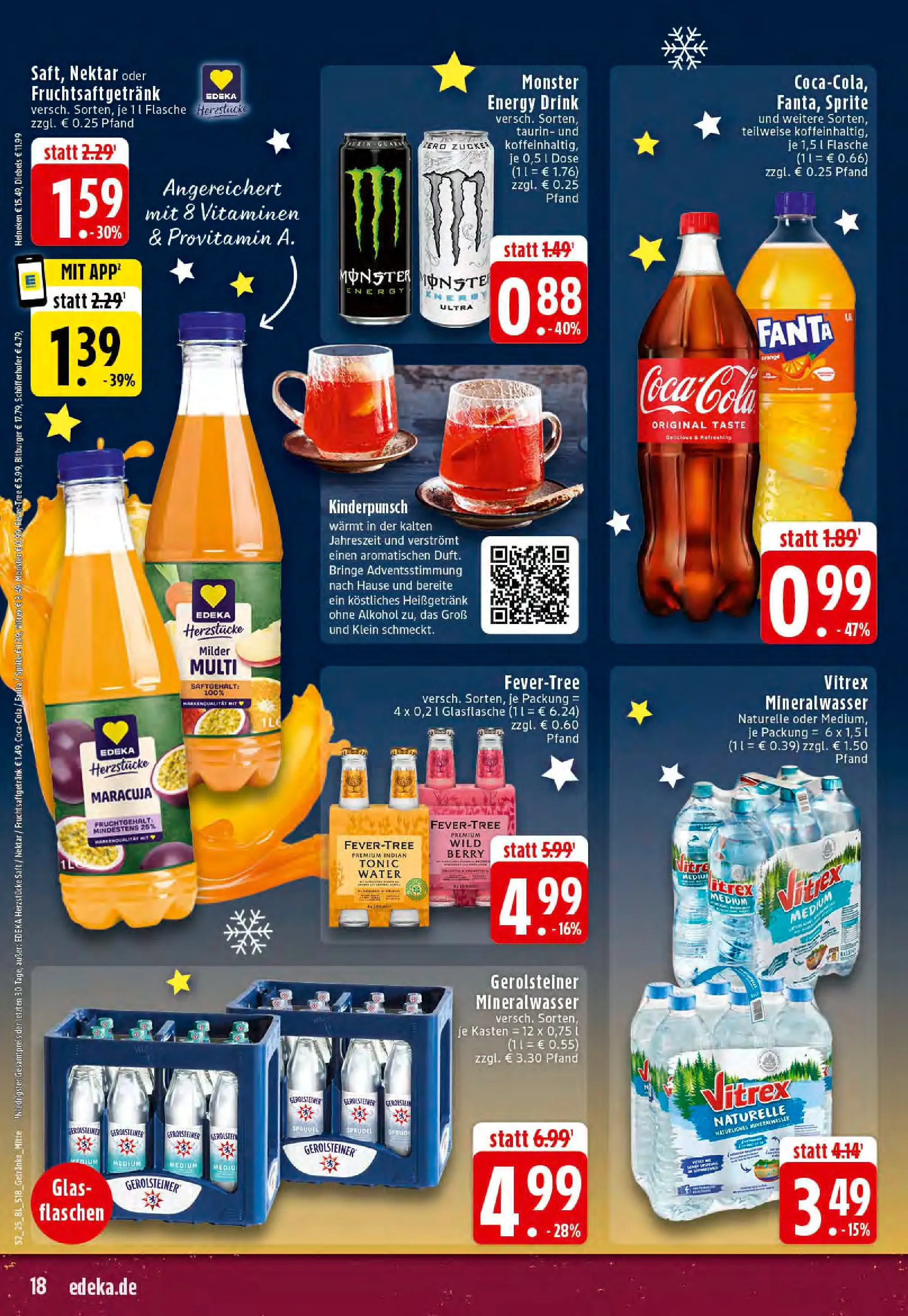 Edeka prospekt Stolberg	 (ab 22.12.2025) » Angebote Online | Seite: 18 | Produkte: Sprite, Zucker, Saft, Fruchtsaft