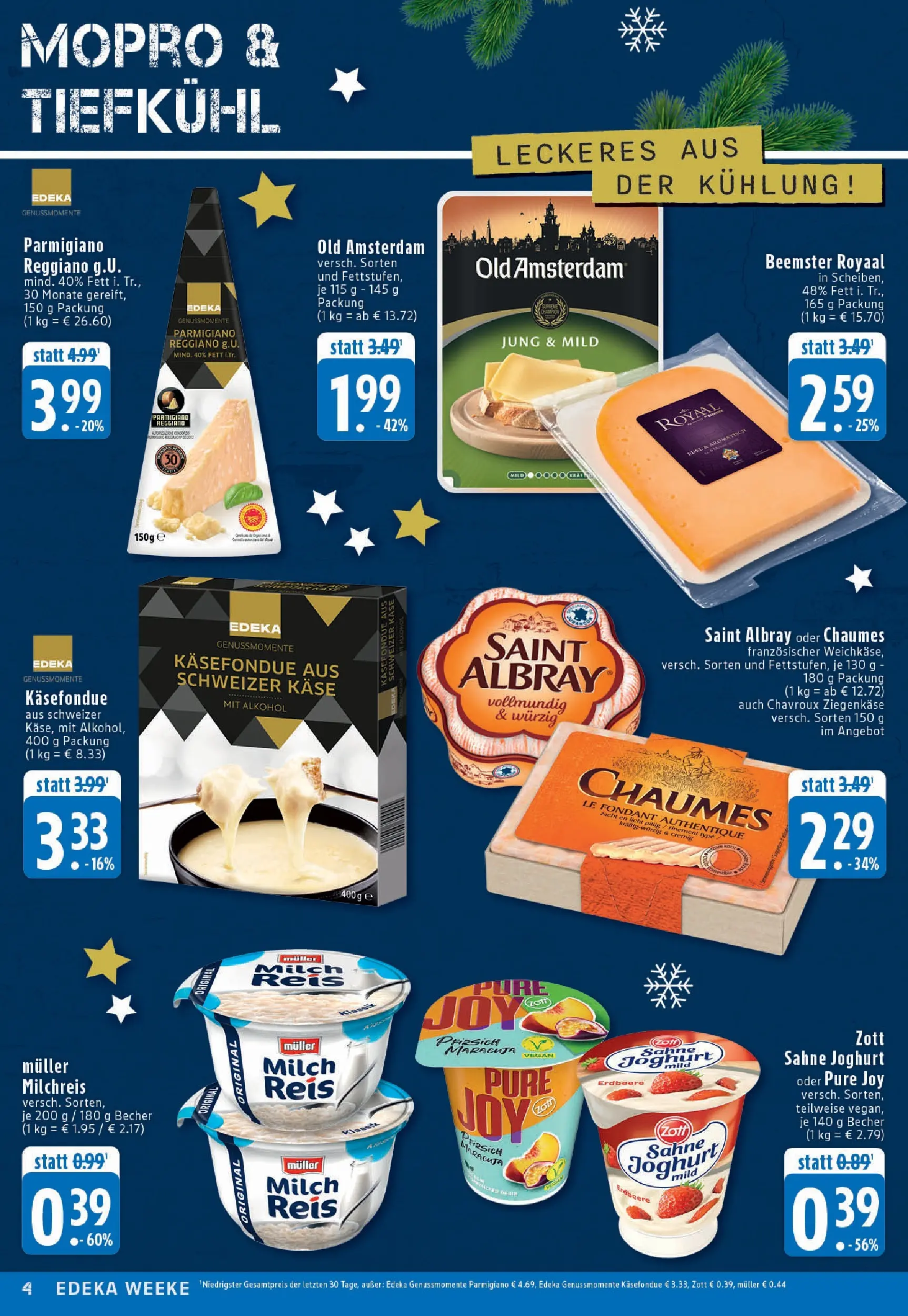 Edeka prospekt Köln	 (ab 21.12.2025) » Angebote Online | Seite: 4 | Produkte: Käse, Joghurt, Pudding, Reis