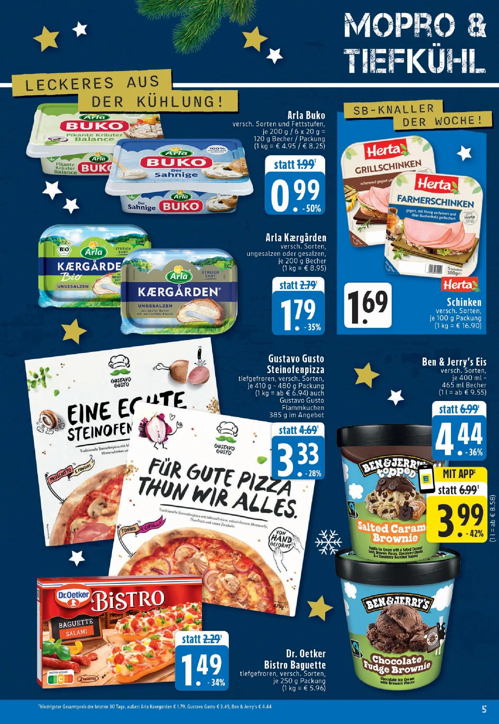 Edeka prospekt Köln	 (ab 21.12.2025) » Angebote Online | Seite: 5 | Produkte: Gustavo gusto, Butter, Rapsöl, Salami