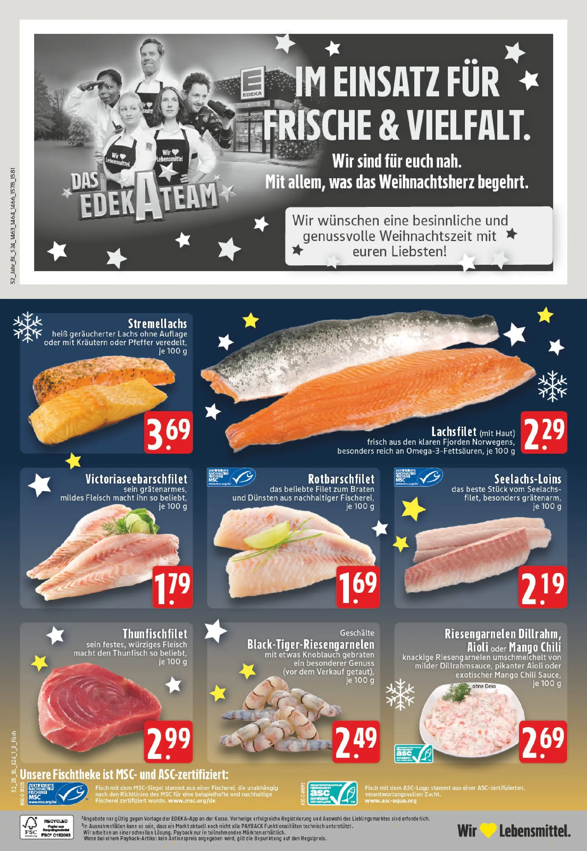Edeka prospekt Gevelsberg	 (ab 22.12.2025) » Angebote Online | Seite: 26 | Produkte: Lachs, Knoblauch, Chili, Fleisch