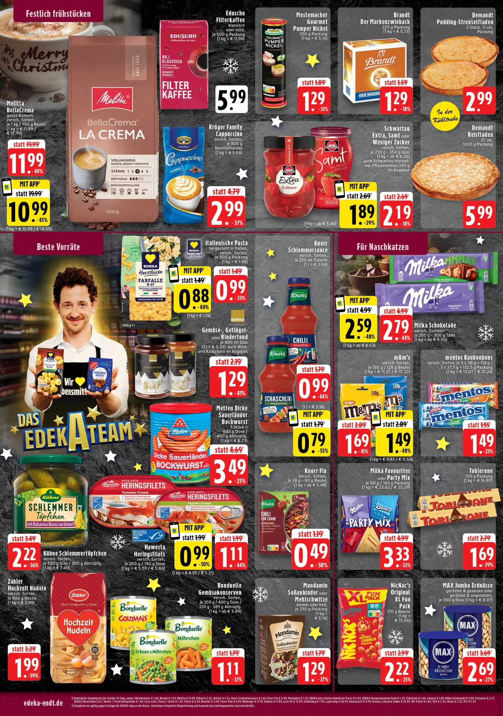 Edeka prospekt Mönchengladbach-Bettrath	 (ab 22.12.2025) » Angebote Online | Seite: 6 | Produkte: Bitburger, Knorr fix, Diebels, Underberg