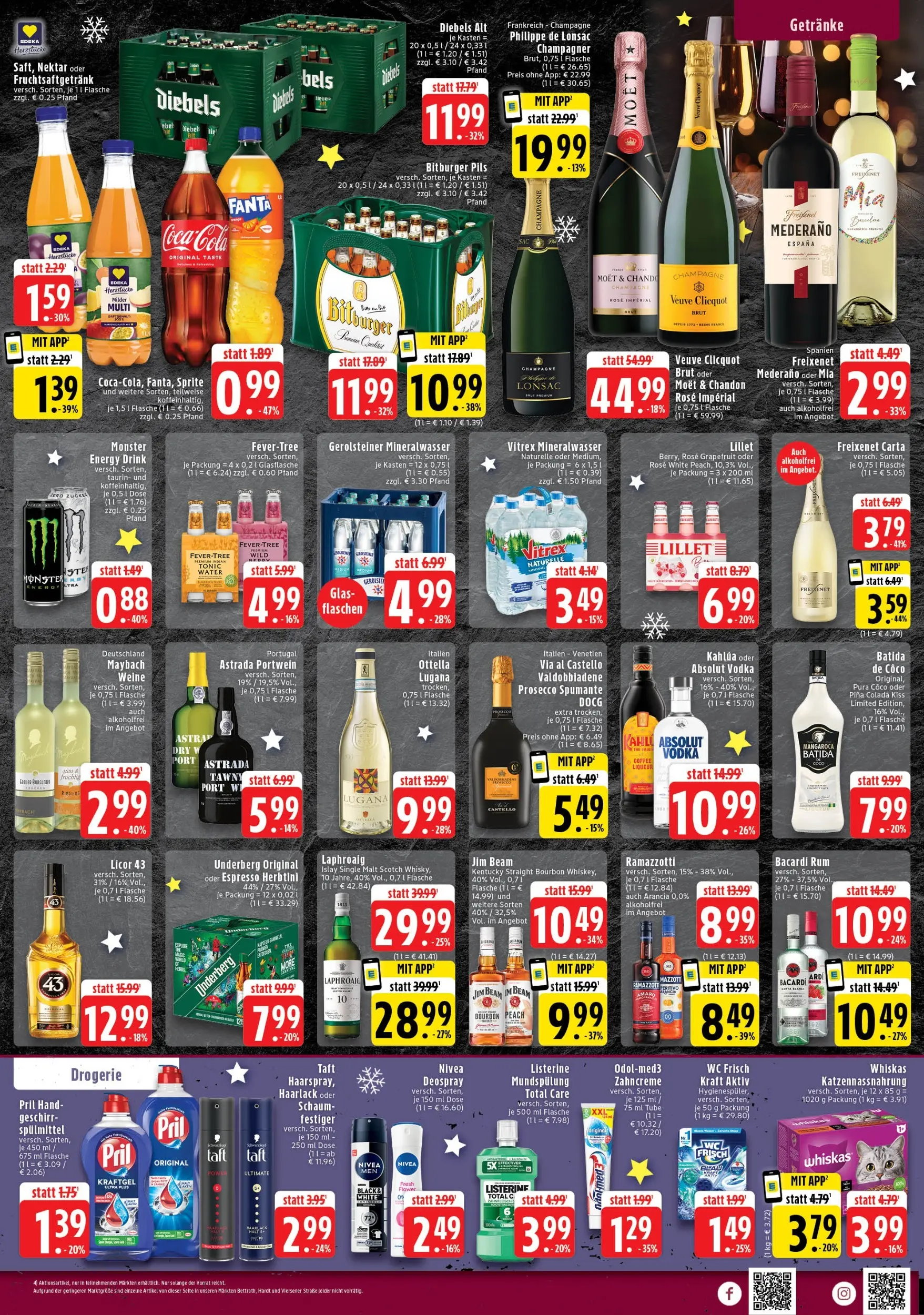 Edeka prospekt Mönchengladbach-Bettrath	 (ab 22.12.2025) » Angebote Online | Seite: 7 | Produkte: Bitburger, Energy, Lillet, Whiskey