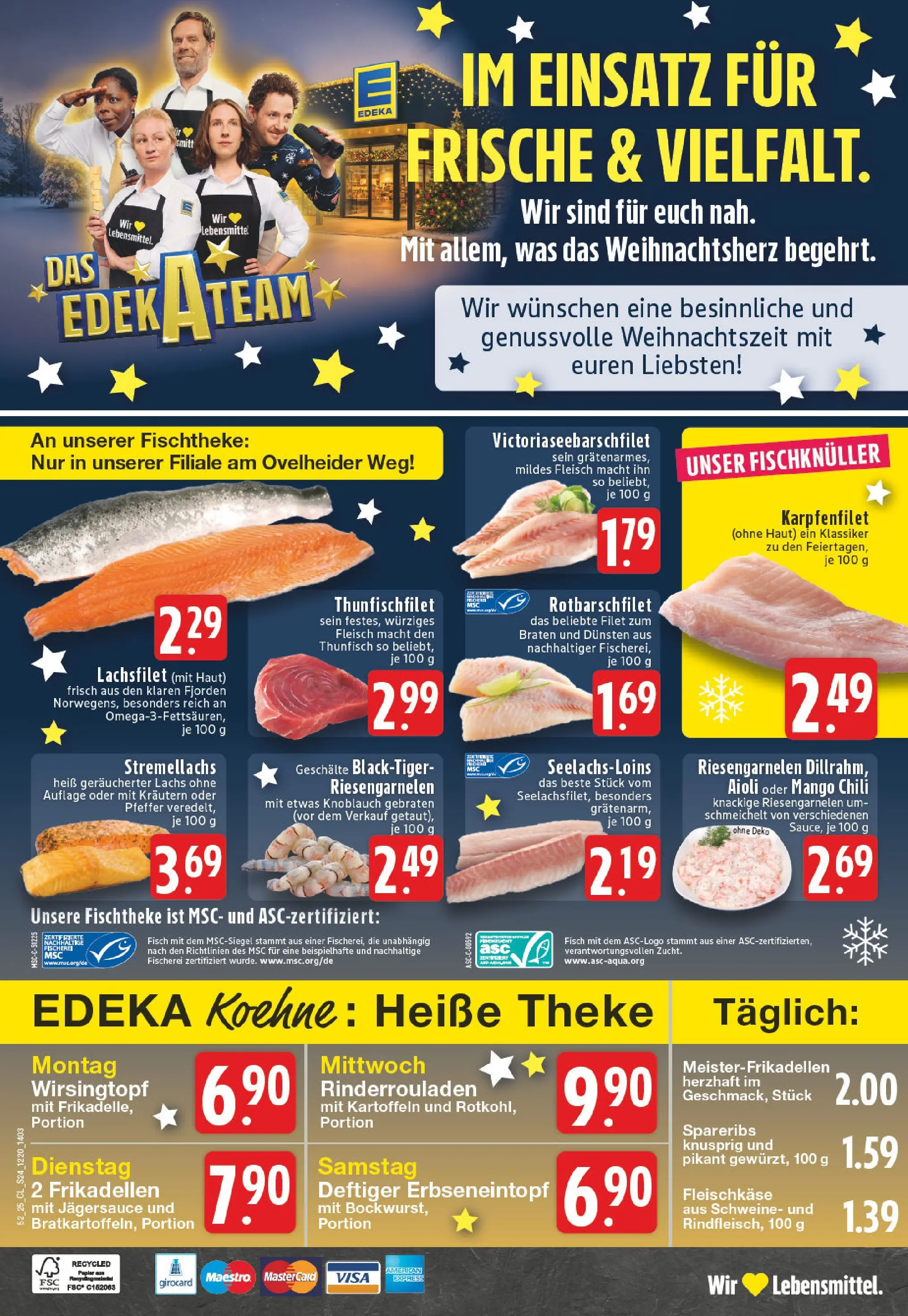 Edeka prospekt Marl	 (ab 22.12.2025) » Angebote Online | Seite: 26 | Produkte: Thunfisch, Fisch, Lachs, Dill