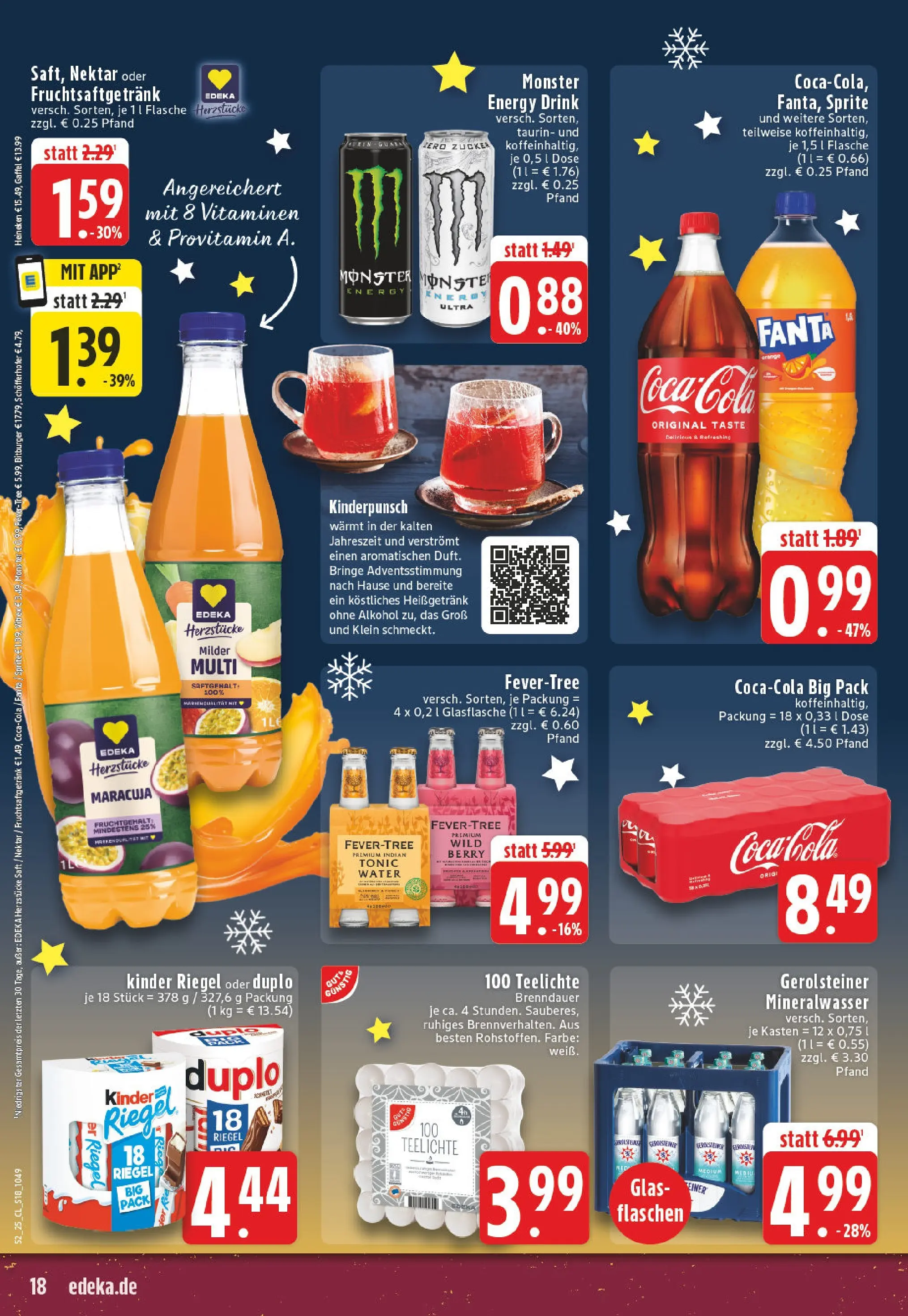 Edeka prospekt Kempenich	 (ab 22.12.2025) » Angebote Online | Seite: 18 | Produkte: Bitburger, Sprite, Energy, Heineken