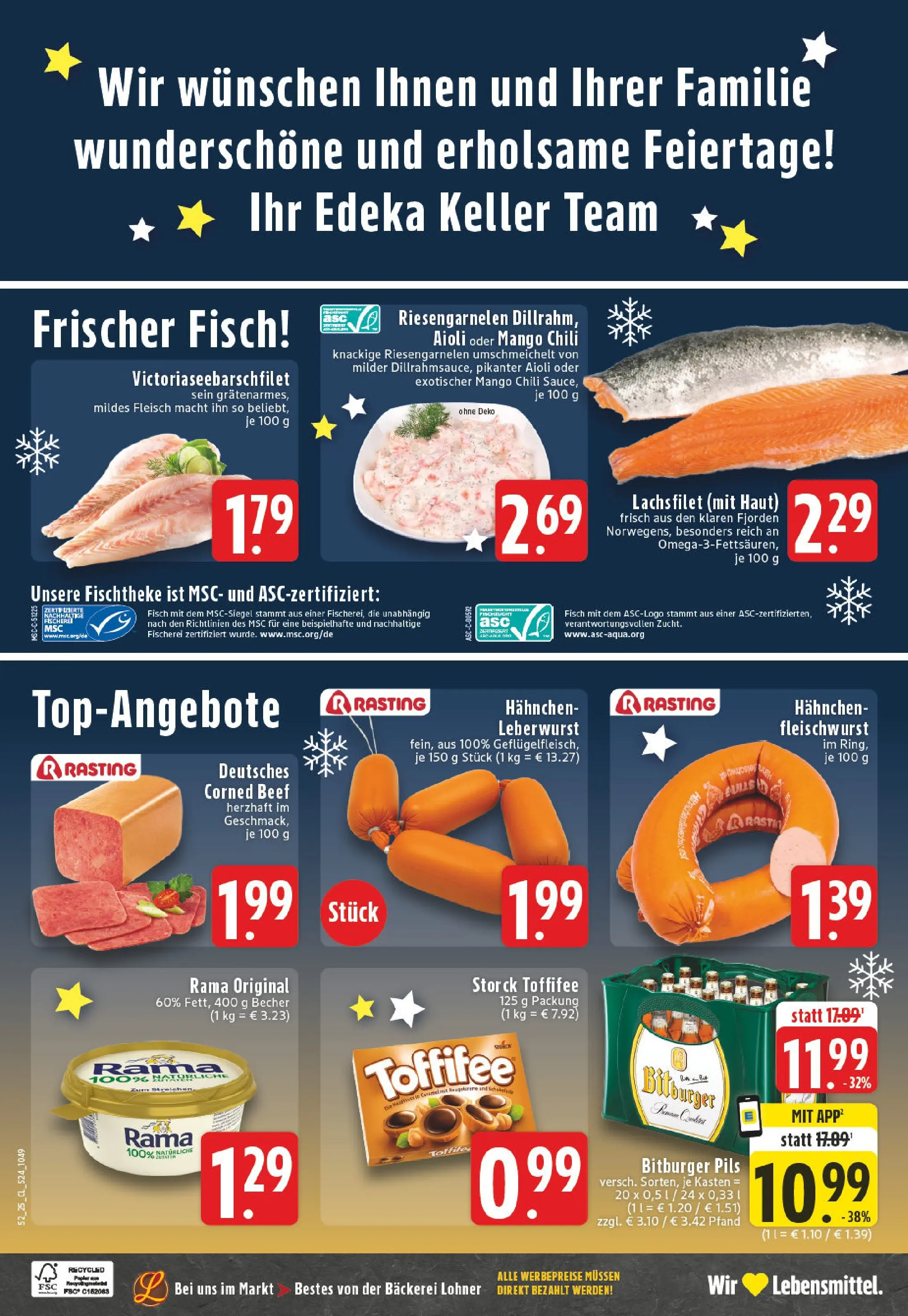 Edeka prospekt Kempenich	 (ab 22.12.2025) » Angebote Online | Seite: 26 | Produkte: Margarine, Bäckerei, Rama, Chili