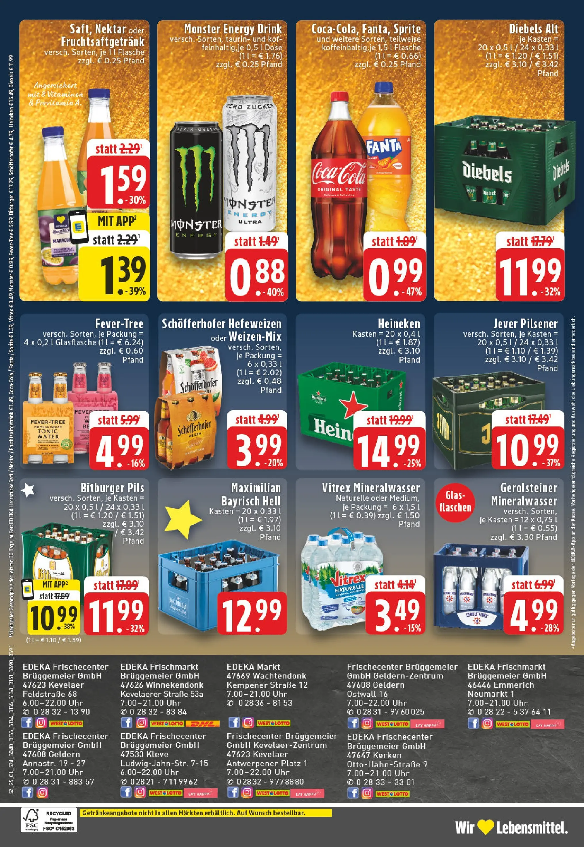 Edeka prospekt Geldern	 (ab 21.12.2025) » Angebote Online | Seite: 26 | Produkte: Fanta, Energy, Mineralwasser, Gerolsteiner