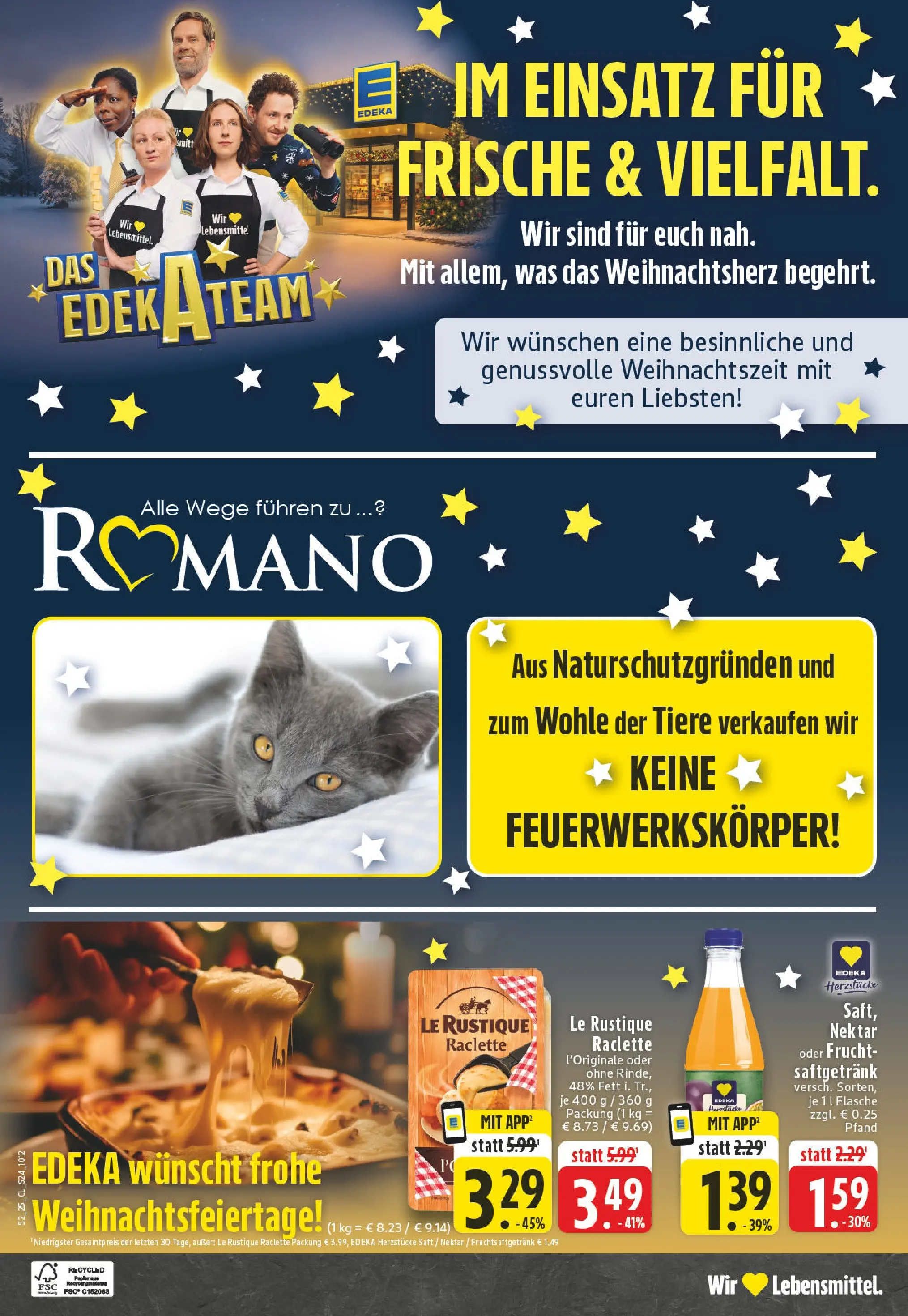 Edeka prospekt Köln-Godorf	 (ab 22.12.2025) » Angebote Online | Seite: 26 | Produkte: Saft, Raclette