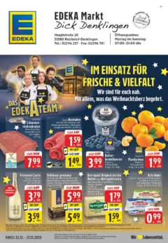 Edeka prospekt Reichshof - Denklingen	 ab 22.12.2025 gültig