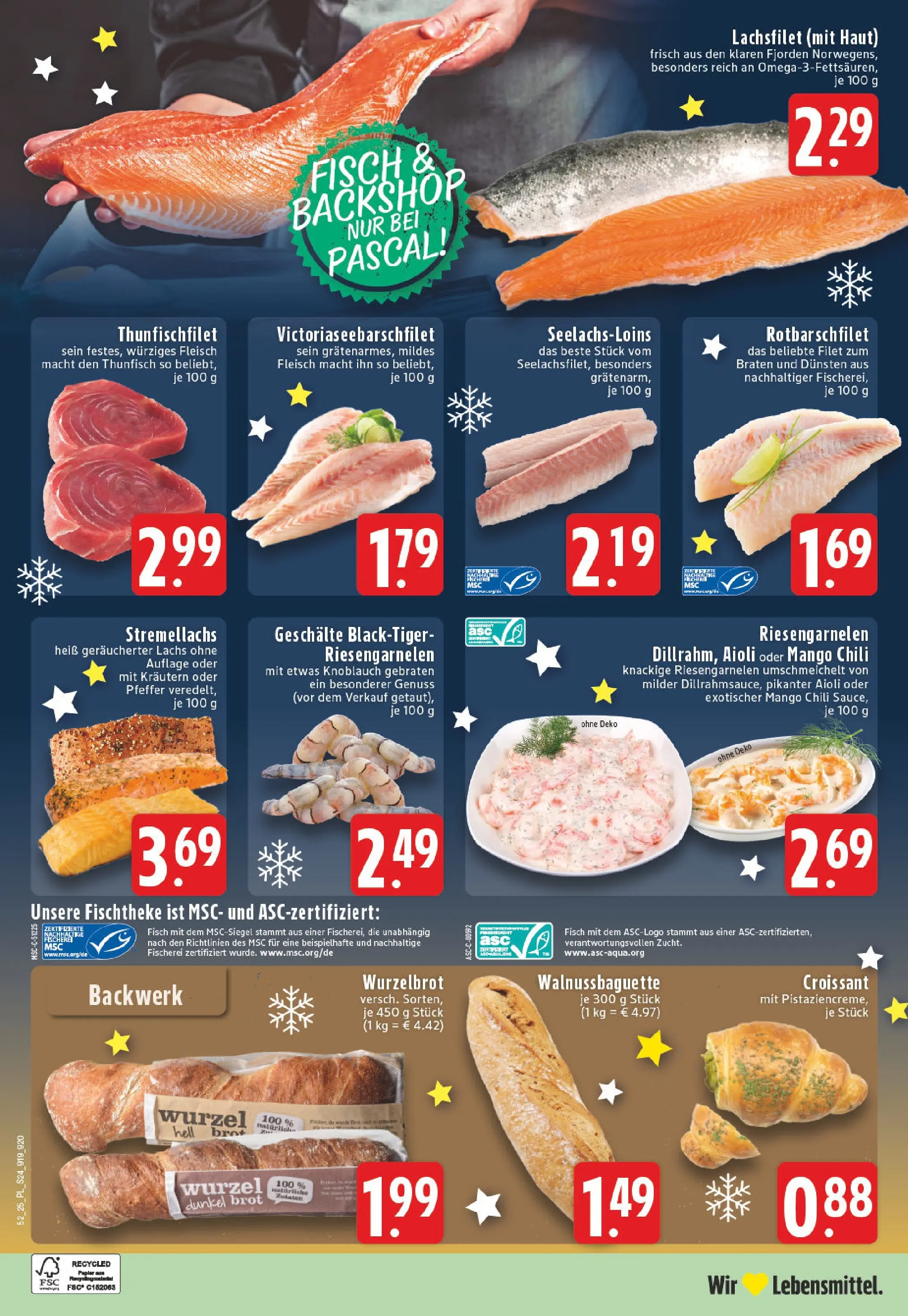 Edeka prospekt Xanten	 (ab 21.12.2025) » Angebote Online | Seite: 26 | Produkte: Baguette, Lachs, Chili, Brot