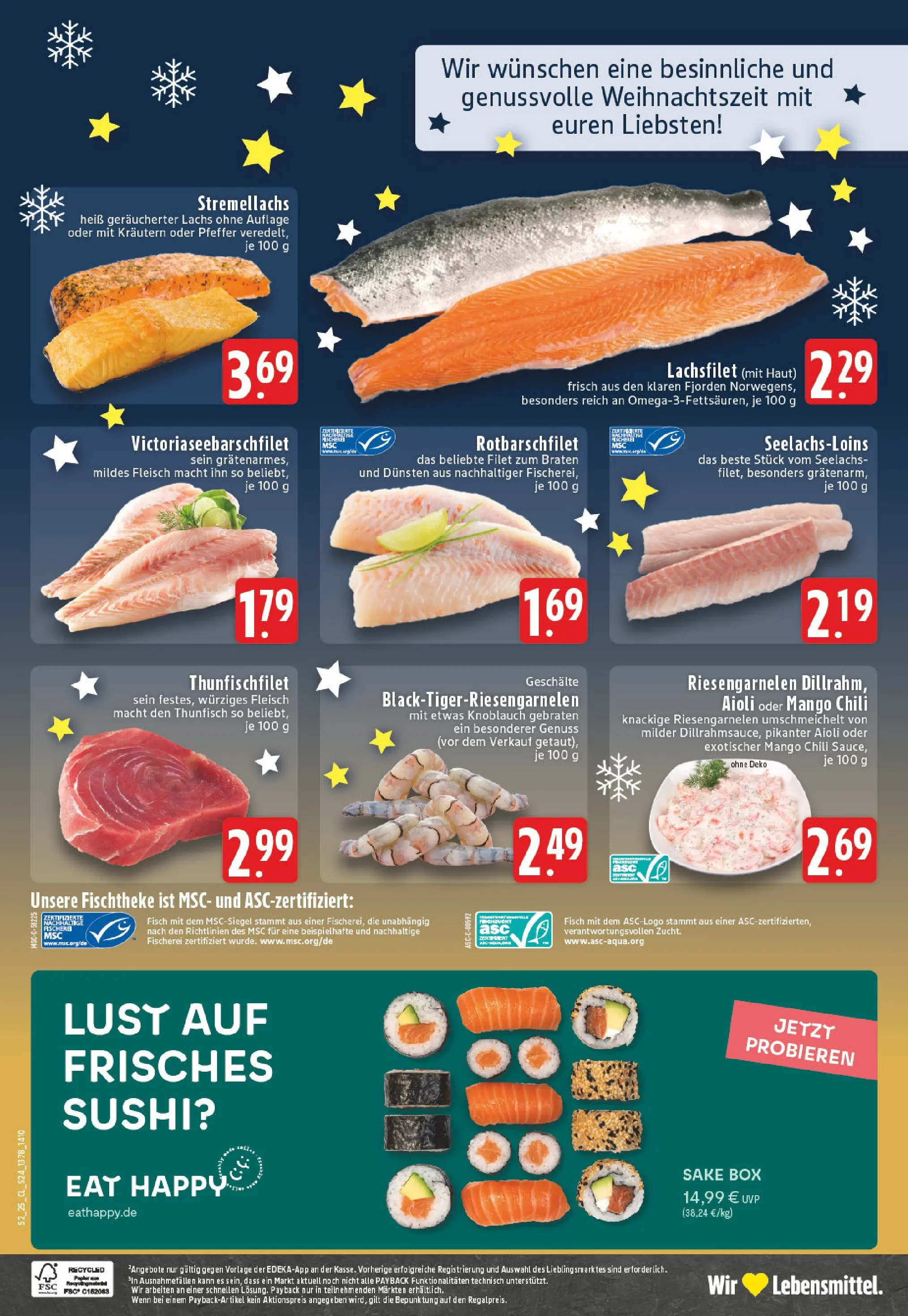 Edeka prospekt Puderbach	 (ab 22.12.2025) » Angebote Online | Seite: 26 | Produkte: Lachs, Pfeffer, Knoblauch, Chili