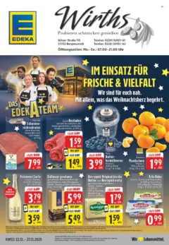 Edeka prospekt Bergneustadt	 ab 22.12.2025 gültig