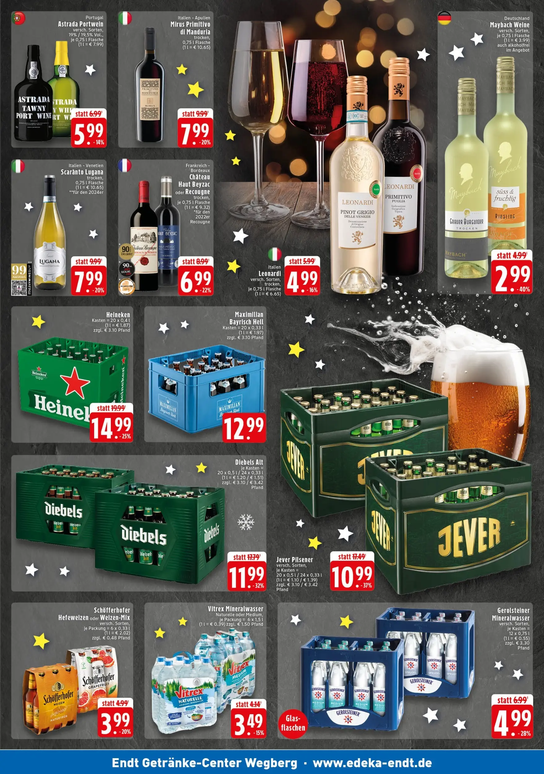 Edeka prospekt Wegberg	 (ab 22.12.2025) » Angebote Online | Seite: 3 | Produkte: Mineralwasser, Heineken, Grapefruit, Gerolsteiner