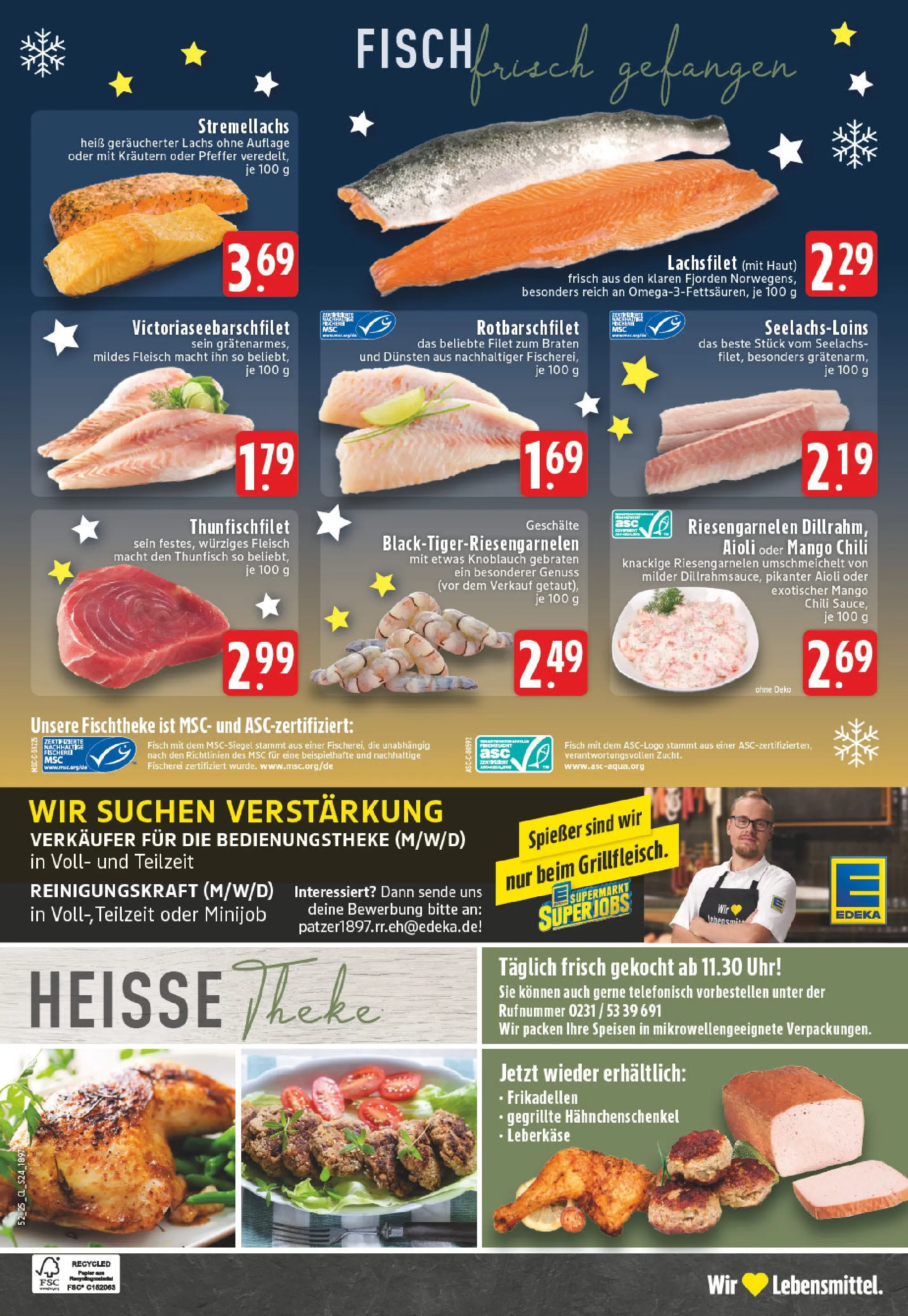 Edeka prospekt Dortmund - Wickede	 (ab 22.12.2025) » Angebote Online | Seite: 26 | Produkte: Lachs, Chili, Uhr, Leberkase