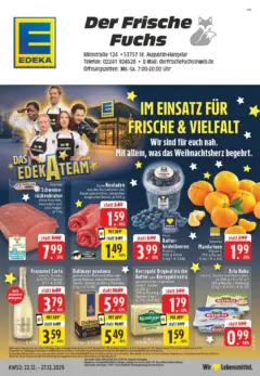 Edeka prospekt Sank Augustin	 ab 22.12.2025 gültig