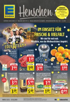 Edeka prospekt Iserlohn	 ab 22.12.2025 gültig