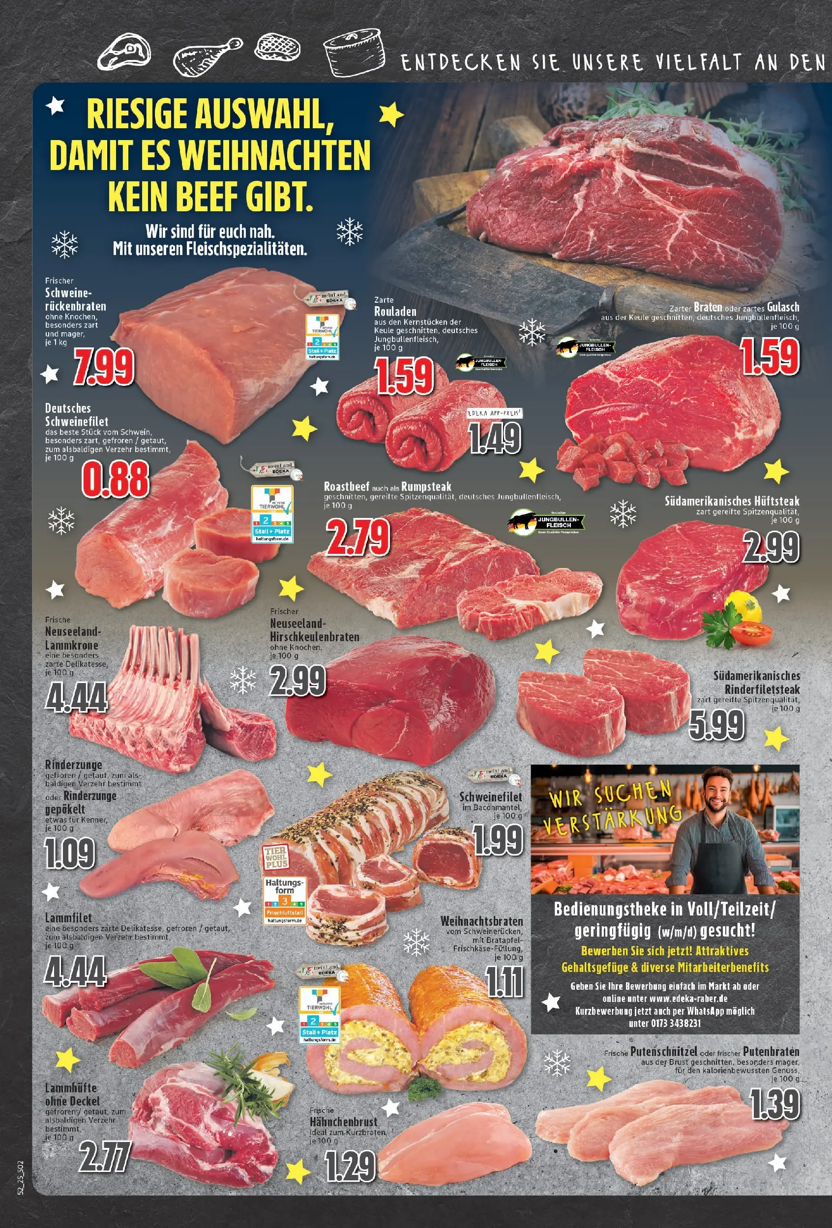 Edeka prospekt Neukirchen-Vluyn	 (ab 22.12.2025) » Angebote Online | Seite: 2 | Produkte: Roastbeef, Schweinefilet, Putenschnitzel, Fleisch