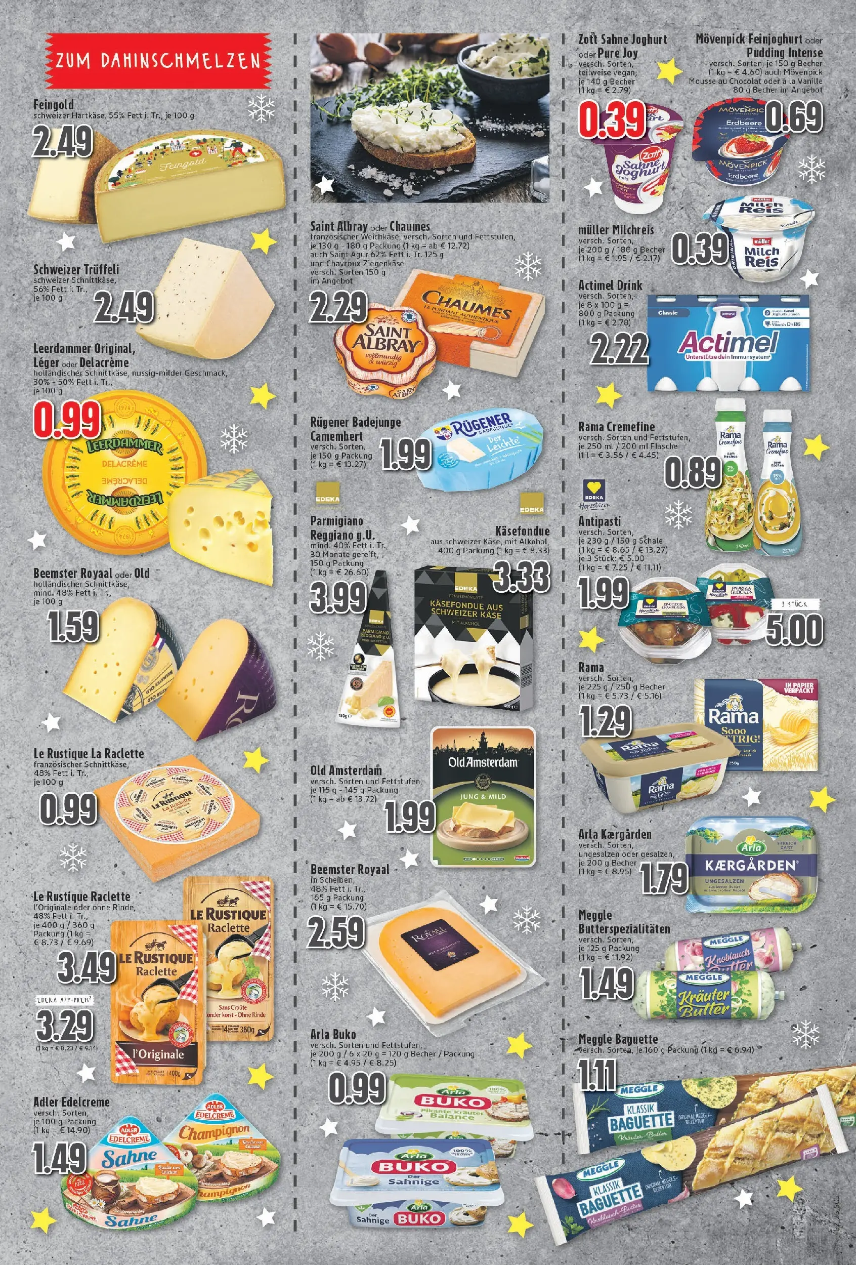 Edeka prospekt Neukirchen-Vluyn	 (ab 22.12.2025) » Angebote Online | Seite: 5 | Produkte: Butter, Joghurt, Arla buko, Raclette