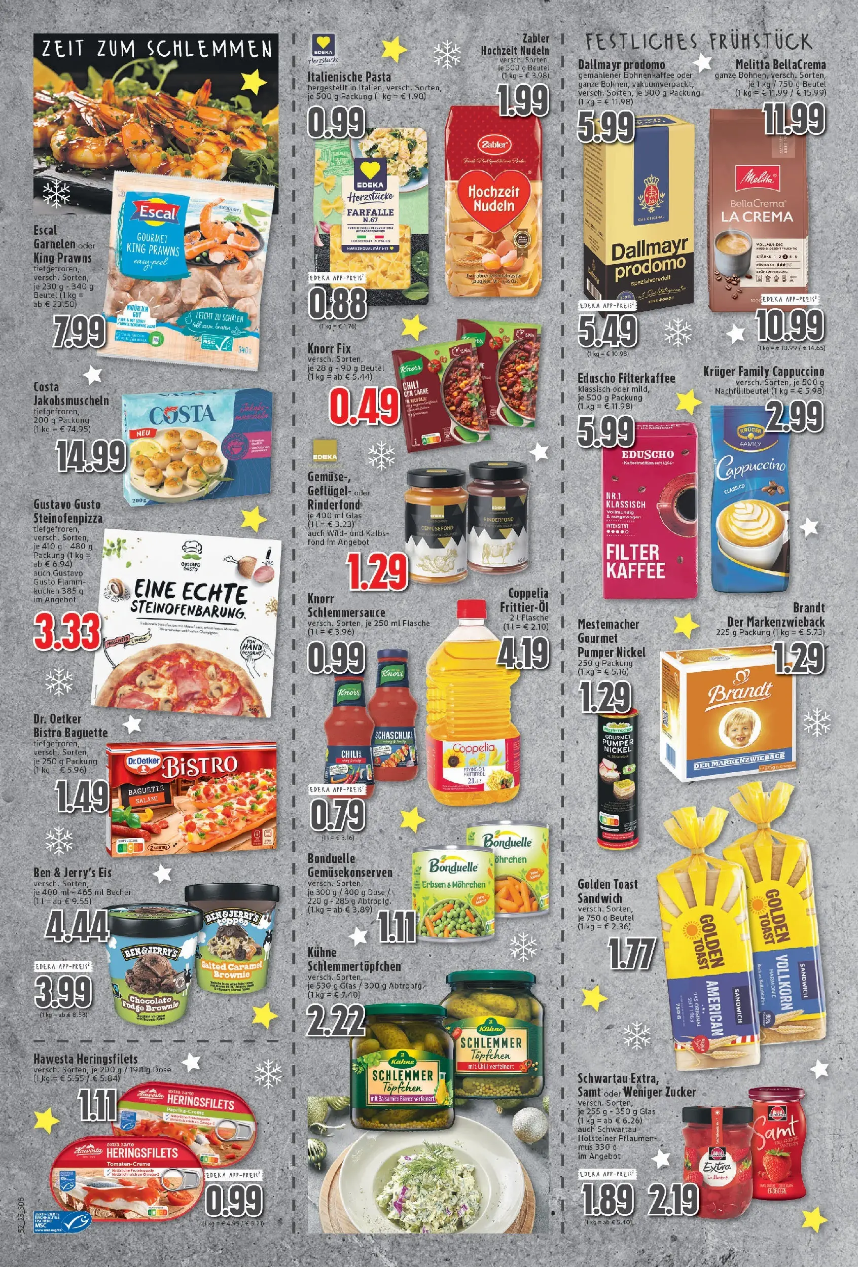 Edeka prospekt Neukirchen-Vluyn	 (ab 22.12.2025) » Angebote Online | Seite: 6 | Produkte: Melitta, Toast, Gemüse, Eduscho