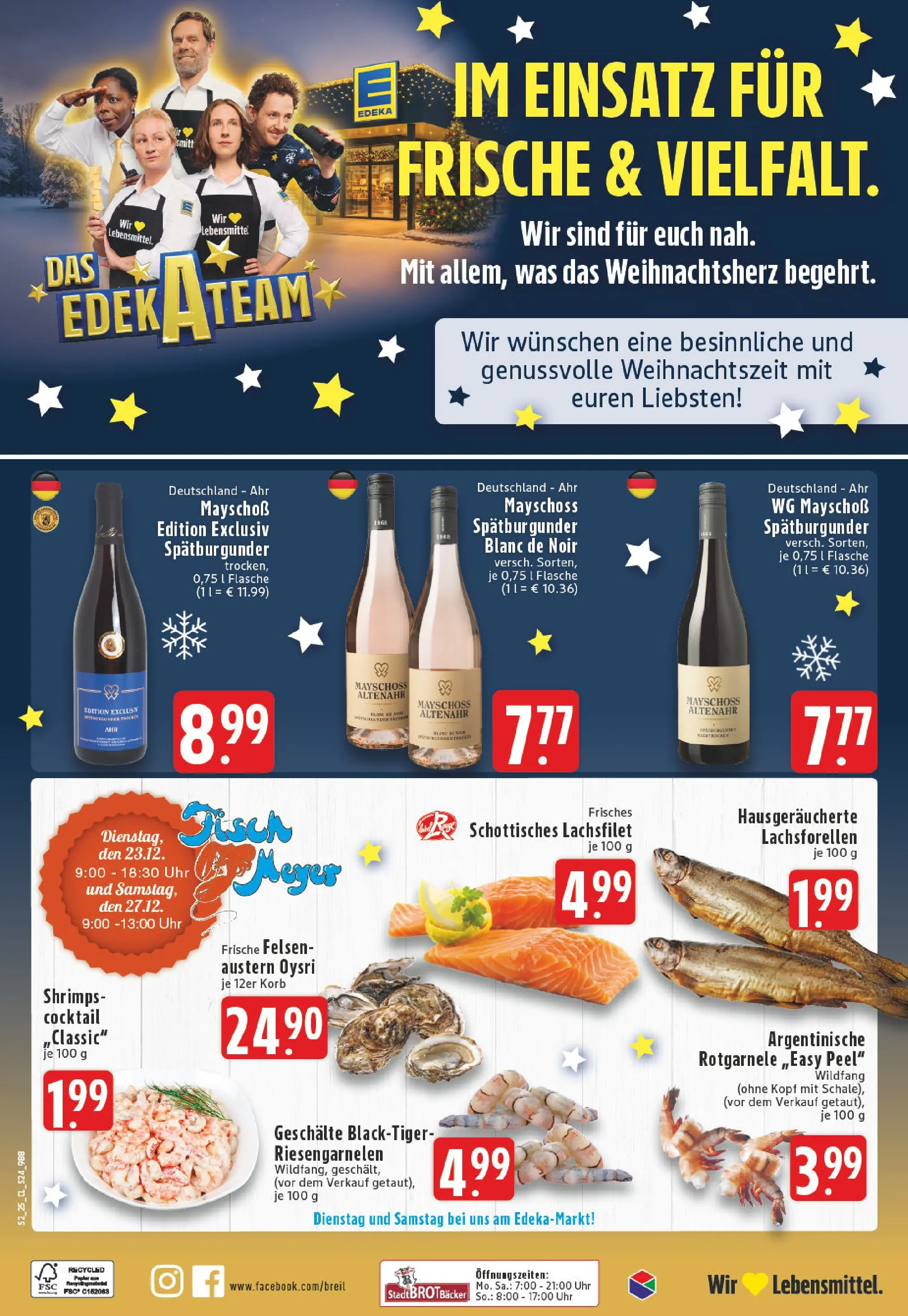 Edeka prospekt Meckenheim	 (ab 22.12.2025) » Angebote Online | Seite: 26 | Produkte: Korb, Fisch, Uhr