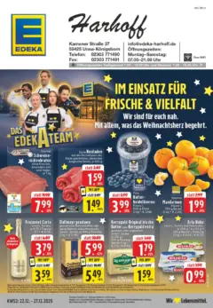 Edeka prospekt Unna	 ab 22.12.2025 gültig