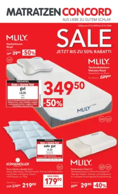 Matratzen Concord Sankt Johann in Tirol  ab 27.12.2025 gültig
