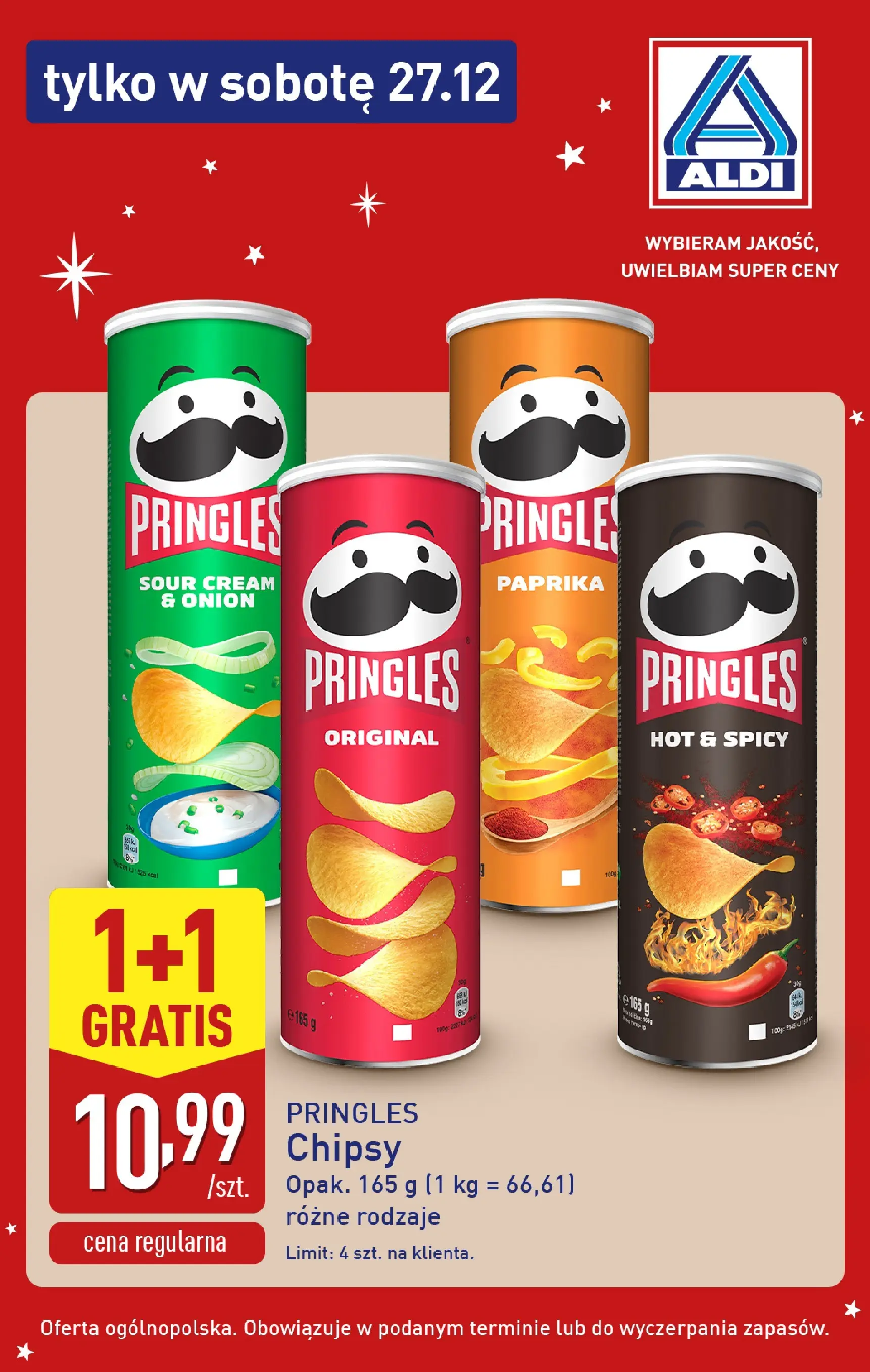 Aldi - Super sobota 27.12 w ALDI od 26.12.2025 - Ulotka PDF, promocje | Strona: 5 | Produkty: Chipsy, Pringles