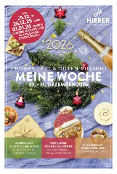 Entdecke - Hieber's Frischecenter: Meine Woche ab 21.12.2025 gültig