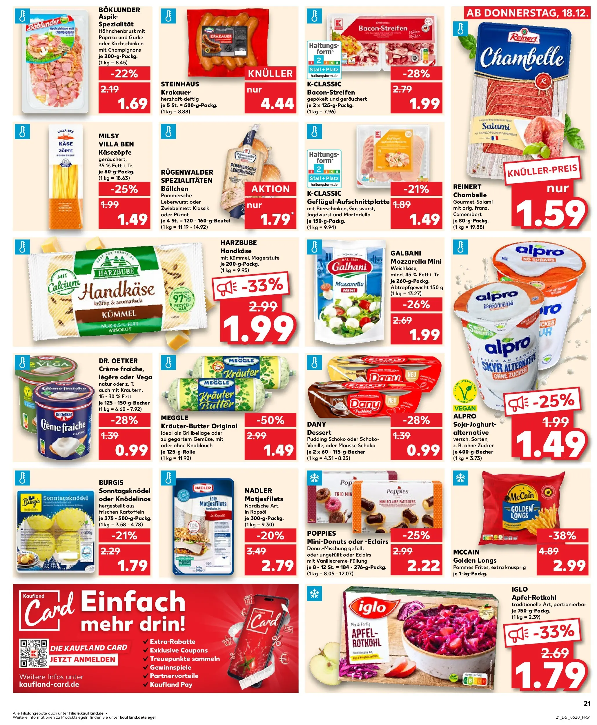 Prospekt Kaufland ab 22.12.2025 » Angebote Online zum Blättern | Seite: 21