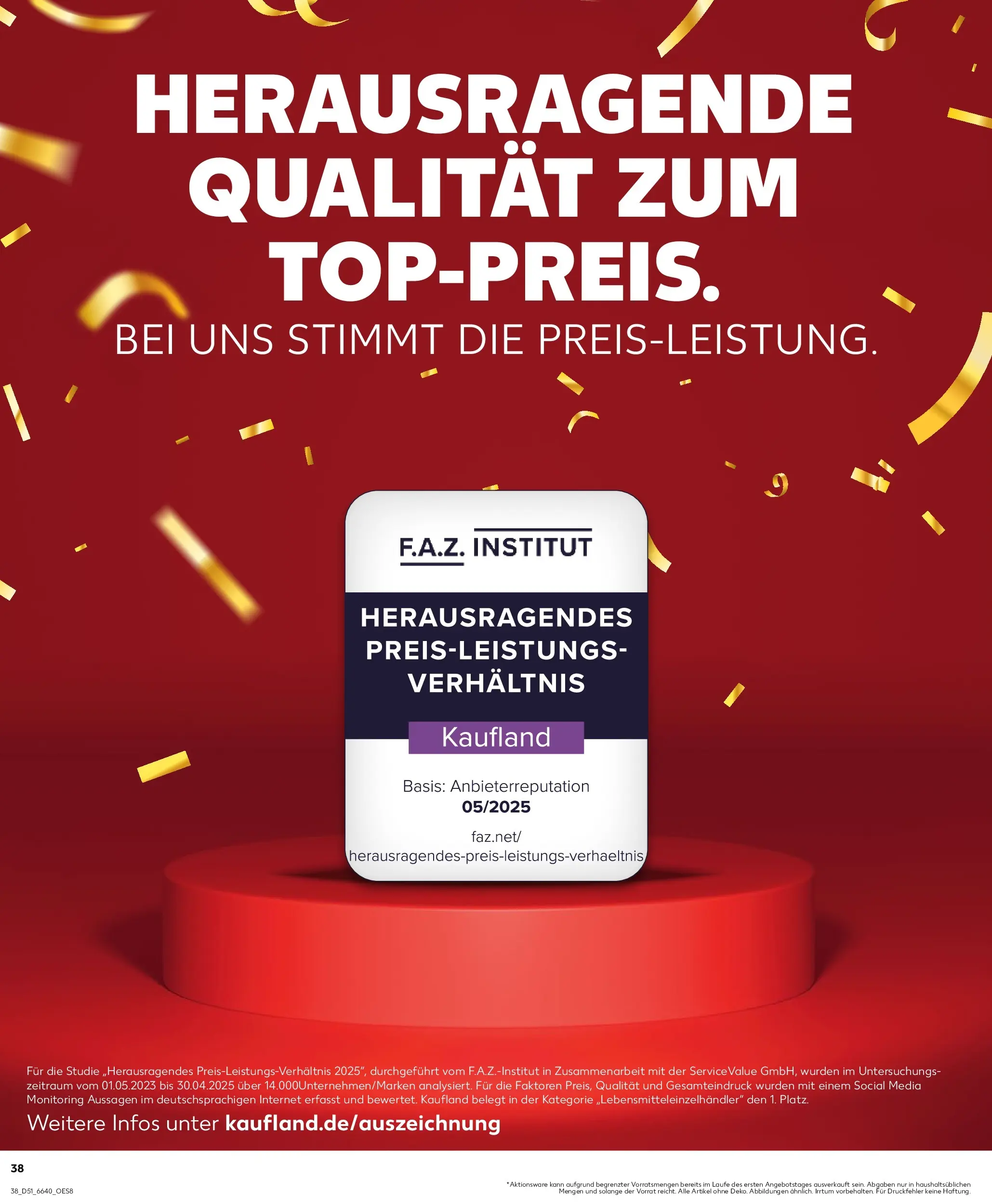 Prospekt Kaufland ab 21.12.2025 » Angebote Online zum Blättern | Seite: 38