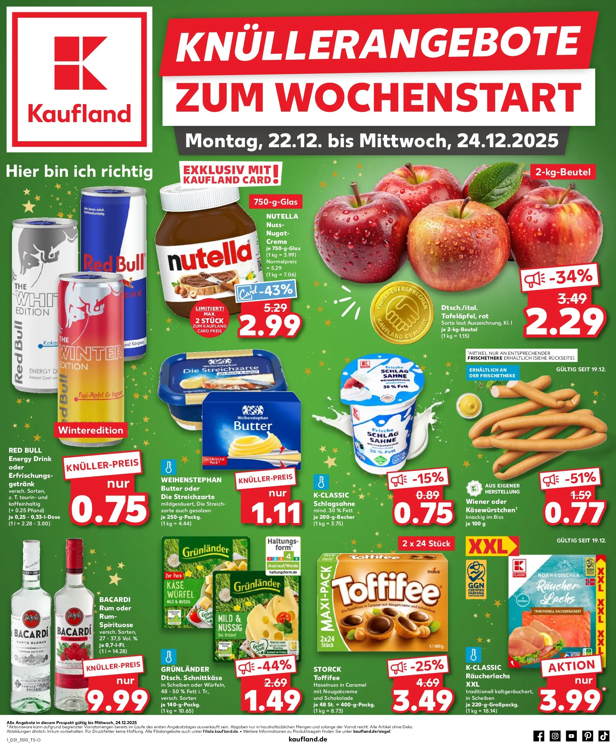 Prospekt Kaufland ab 22.12.2025 » Angebote Online zum Blättern | Seite: 1