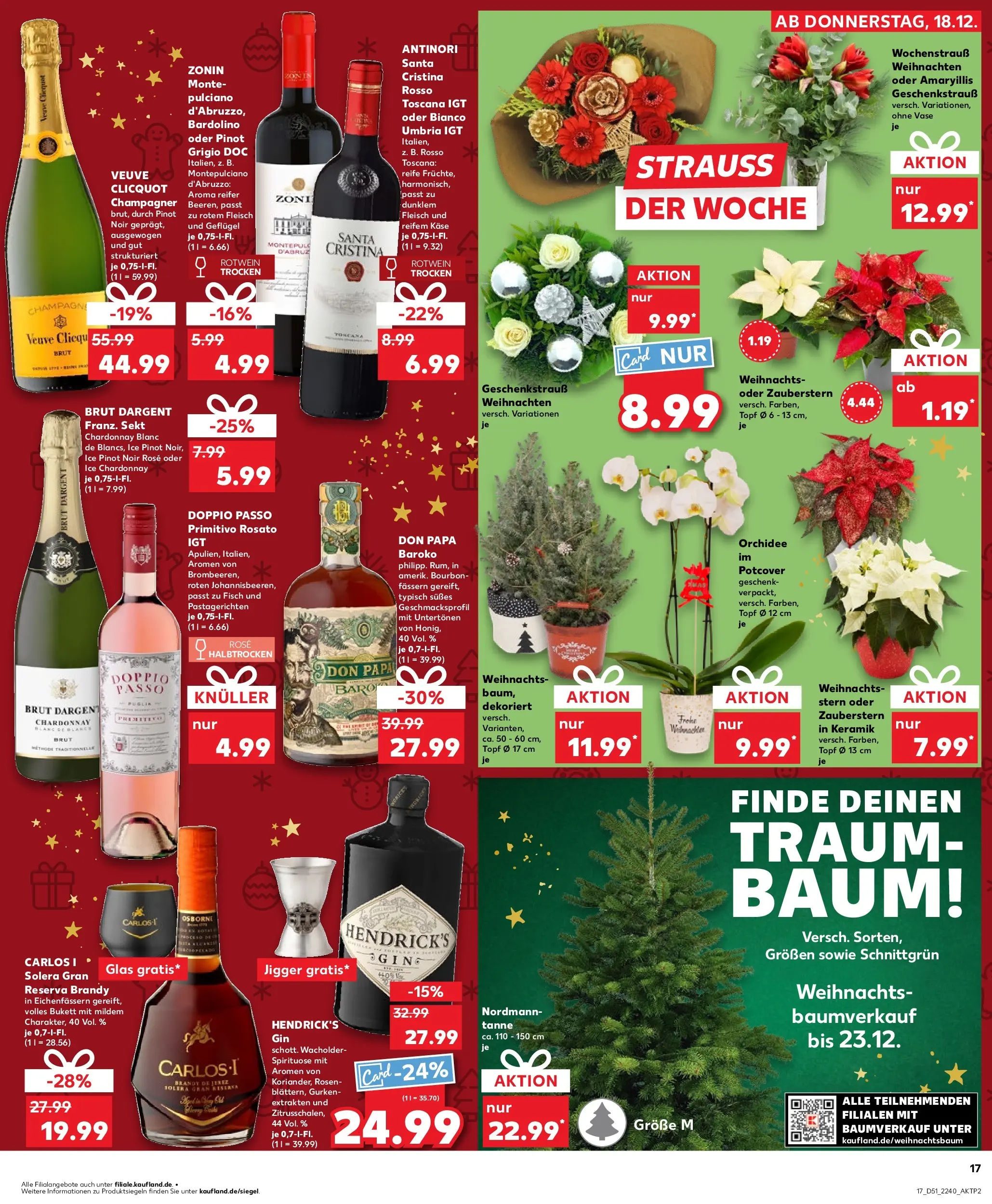 Prospekt Kaufland ab 22.12.2025 » Angebote Online zum Blättern | Seite: 17 | Produkte: Käse, Rum, Fisch, Gurken