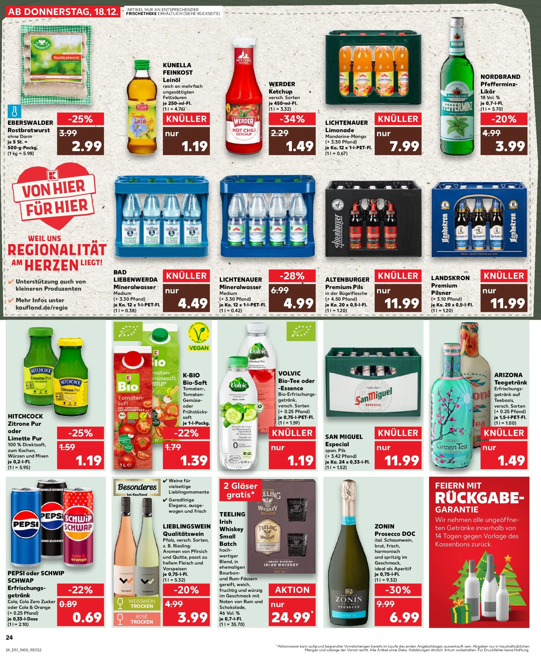 Prospekt Kaufland ab 22.12.2025 » Angebote Online zum Blättern | Seite: 24 | Produkte: Bad, Chili, Limette, Saft